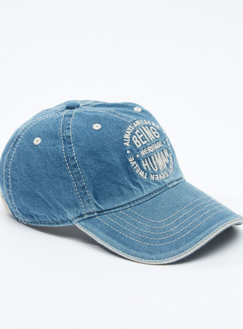 قبعة كاب مطرّزة بثنية إغلاق من بيينج هيومان-men-caps-image-4