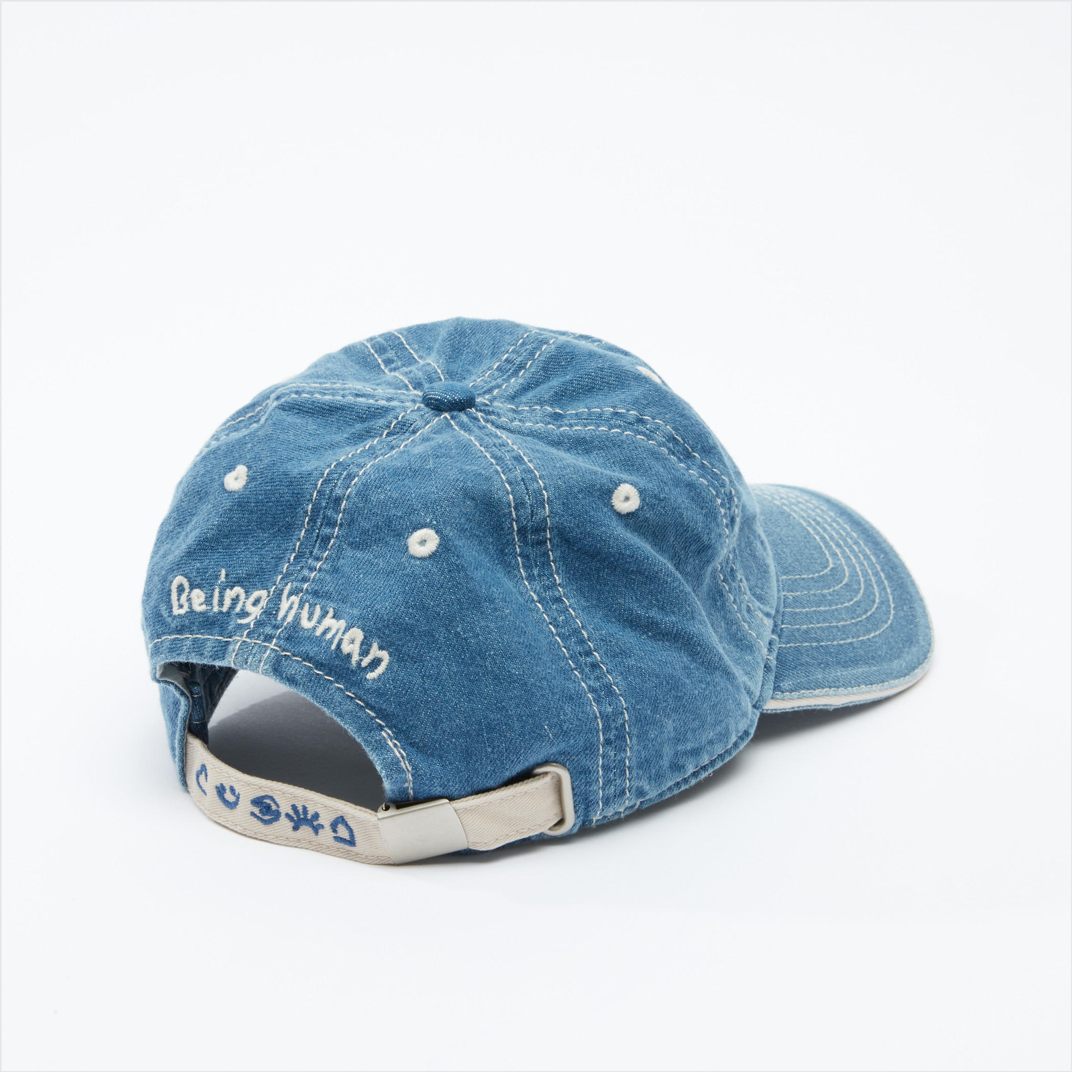 قبعة كاب مطرّزة بثنية إغلاق من بيينج هيومان-men-caps-image-2