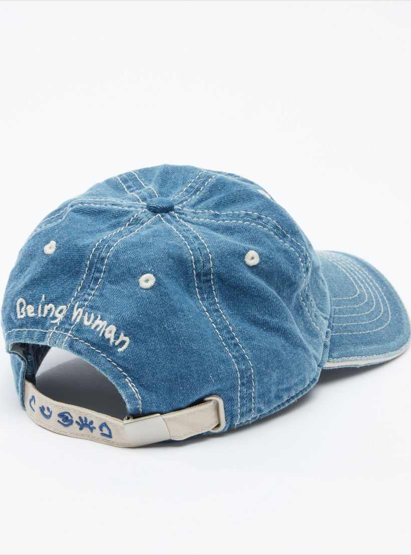 قبعة كاب مطرّزة بثنية إغلاق من بيينج هيومان-men-caps-image-2