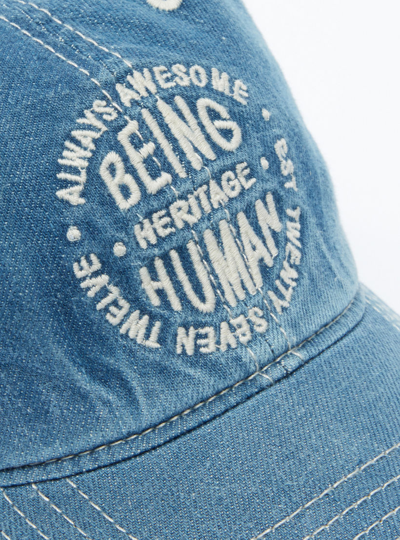 قبعة كاب مطرّزة بثنية إغلاق من بيينج هيومان-men-caps-image-1