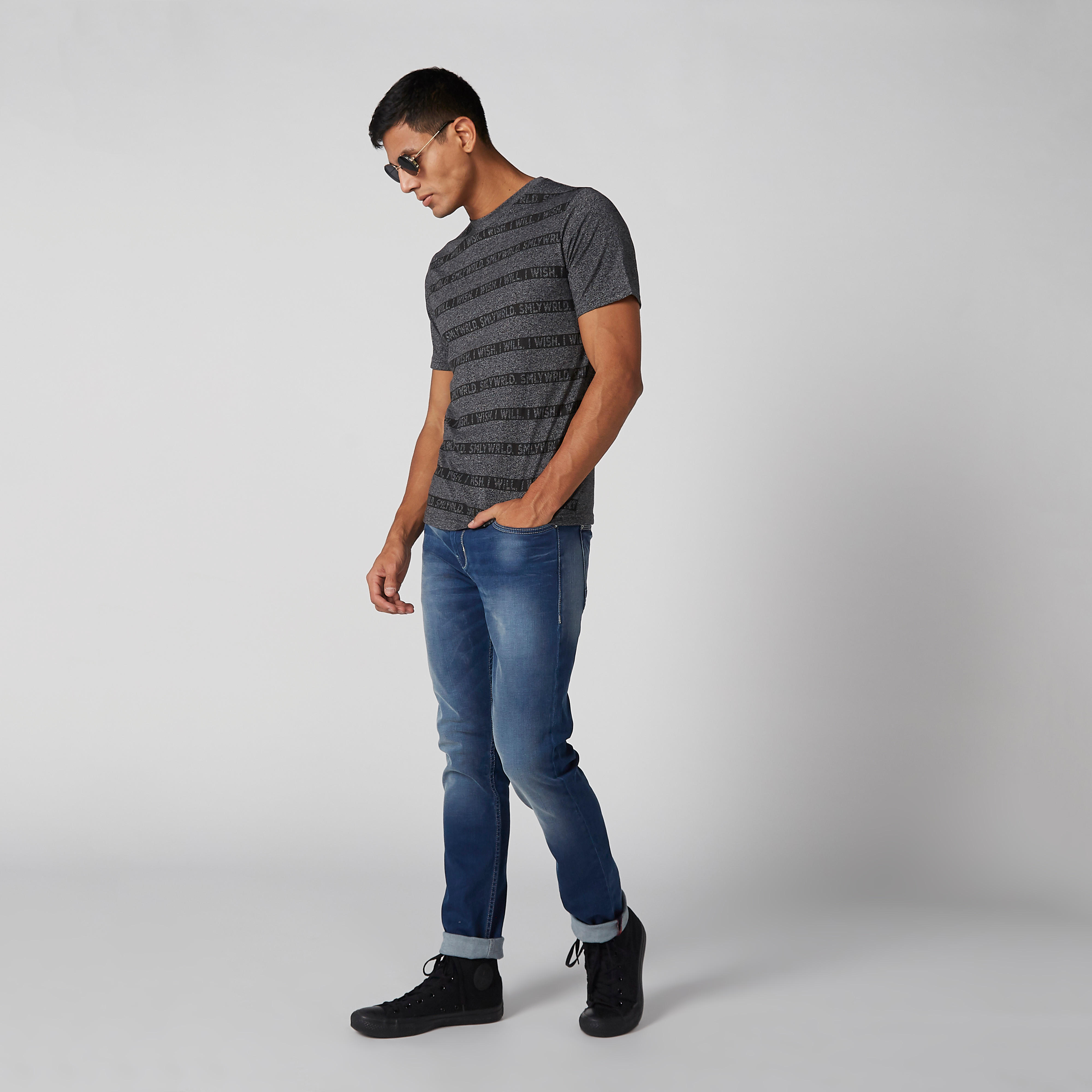 بنطال جينز بزر إغلاق وجيوب من بيينج هيومان-men-clothing-bottoms-jeans-image-2
