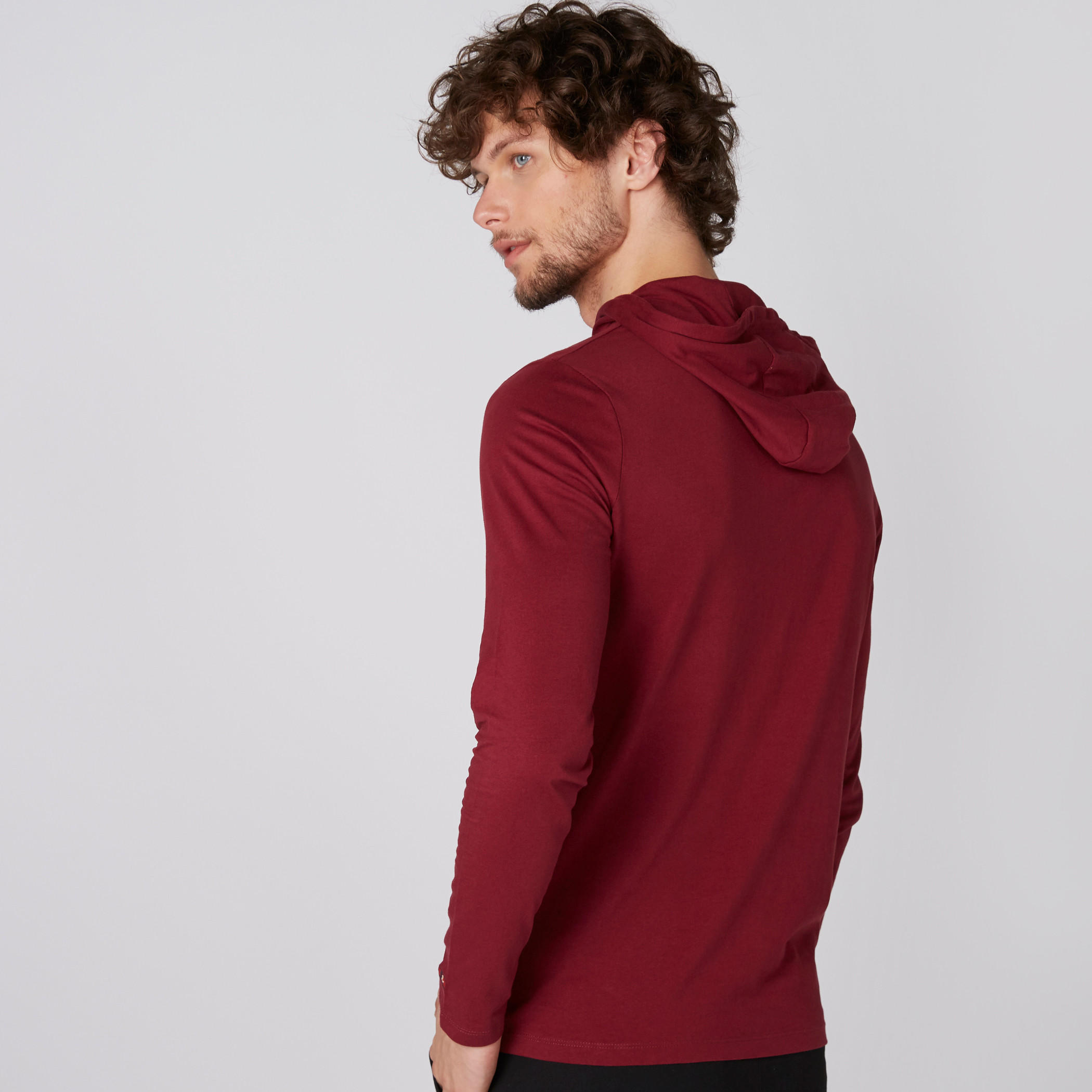 تيشيرت بأكمام طويلة وقبعة وطبعات بيينج هيومان-men-clothing-tshirtsandpolos-tshirts-image-3