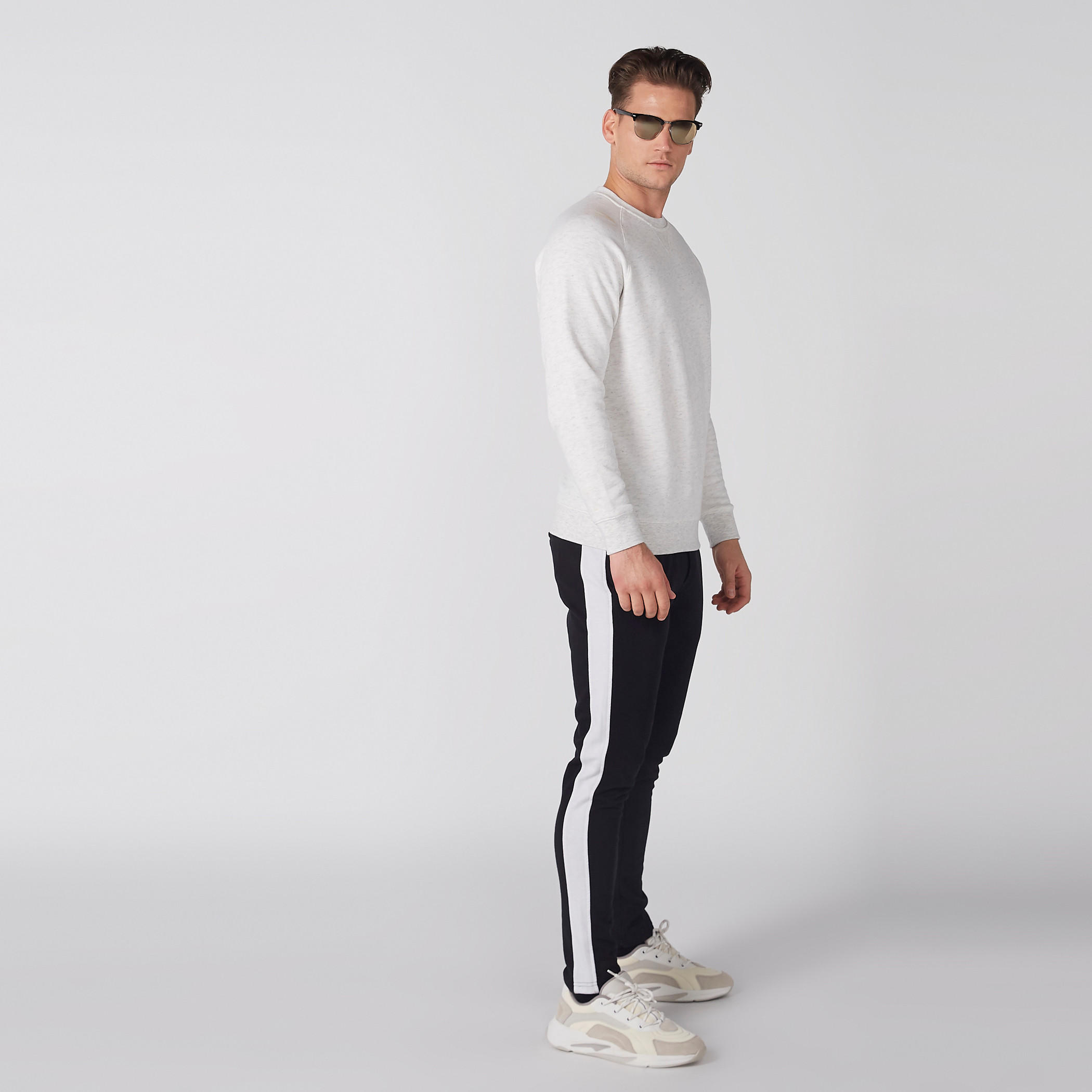 بنطال طويل برباط من بيينج هيومن-men-clothing-bottoms-trousersandchinos-trousers-image-2