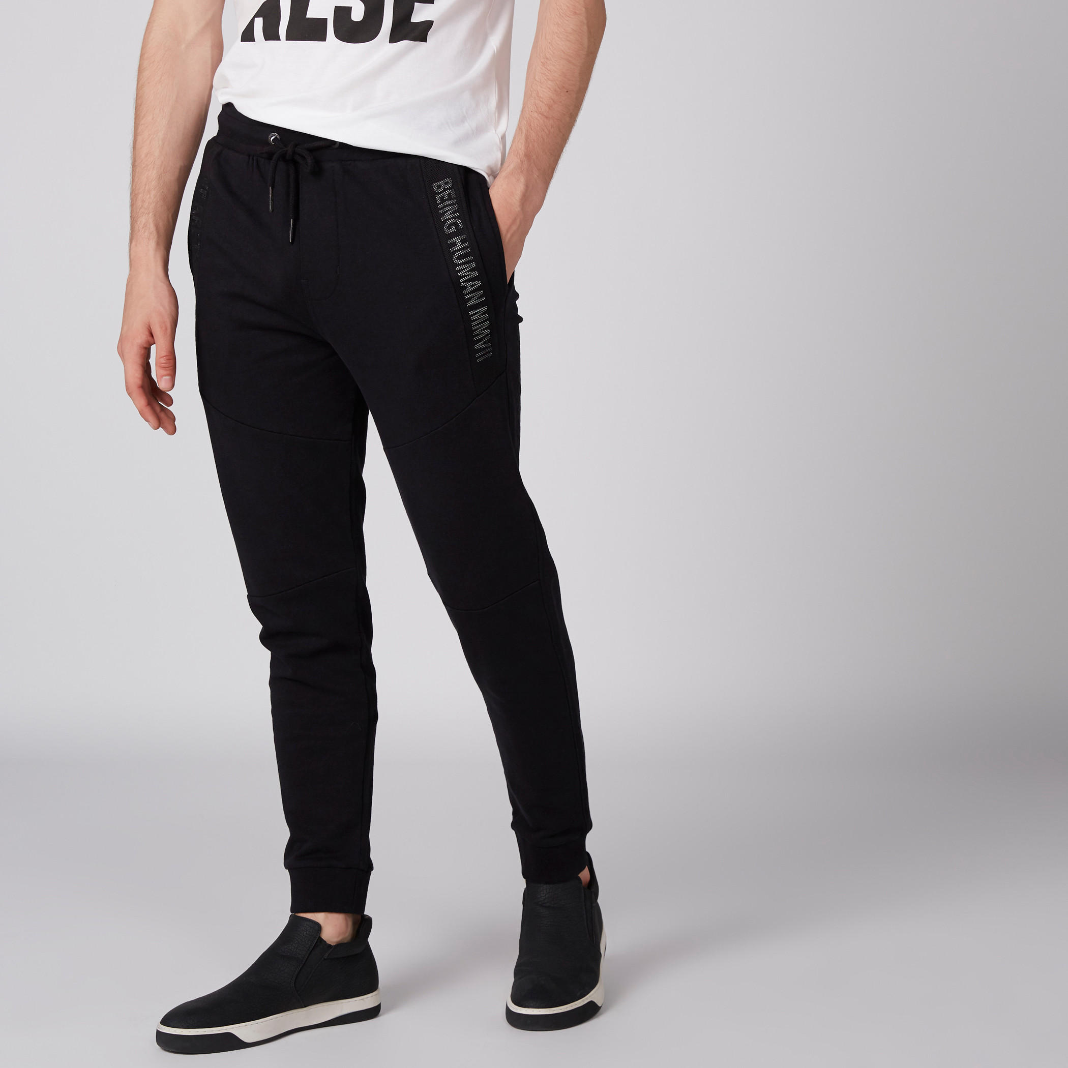 بنطال رياضي طويل بخصر مطّاطي من بيينج هيومان-men-clothing-bottoms-joggers-image-2