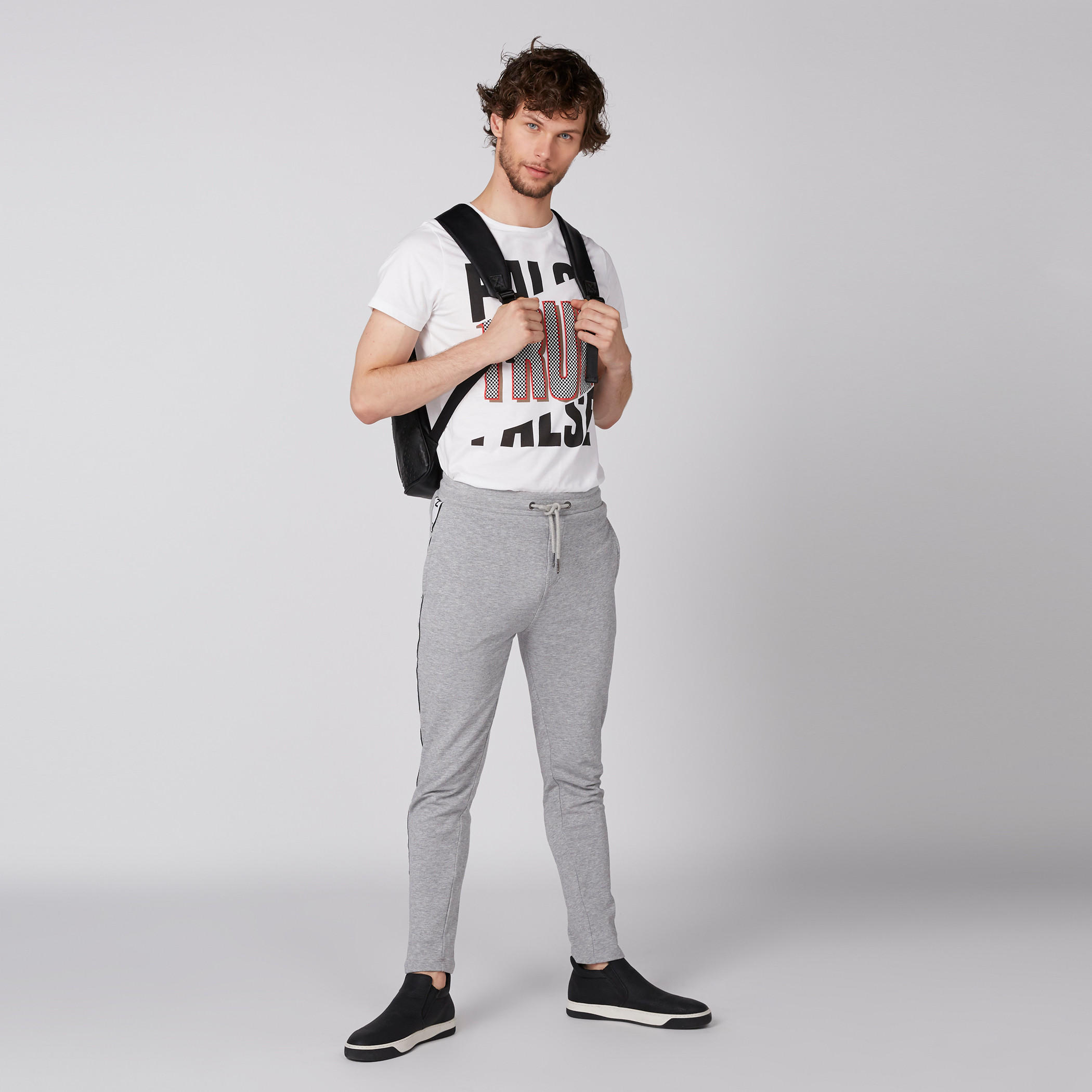 بنطال رياضي طويل بخصر مطّاطي من بيينج هيومان-men-clothing-bottoms-joggers-image-2