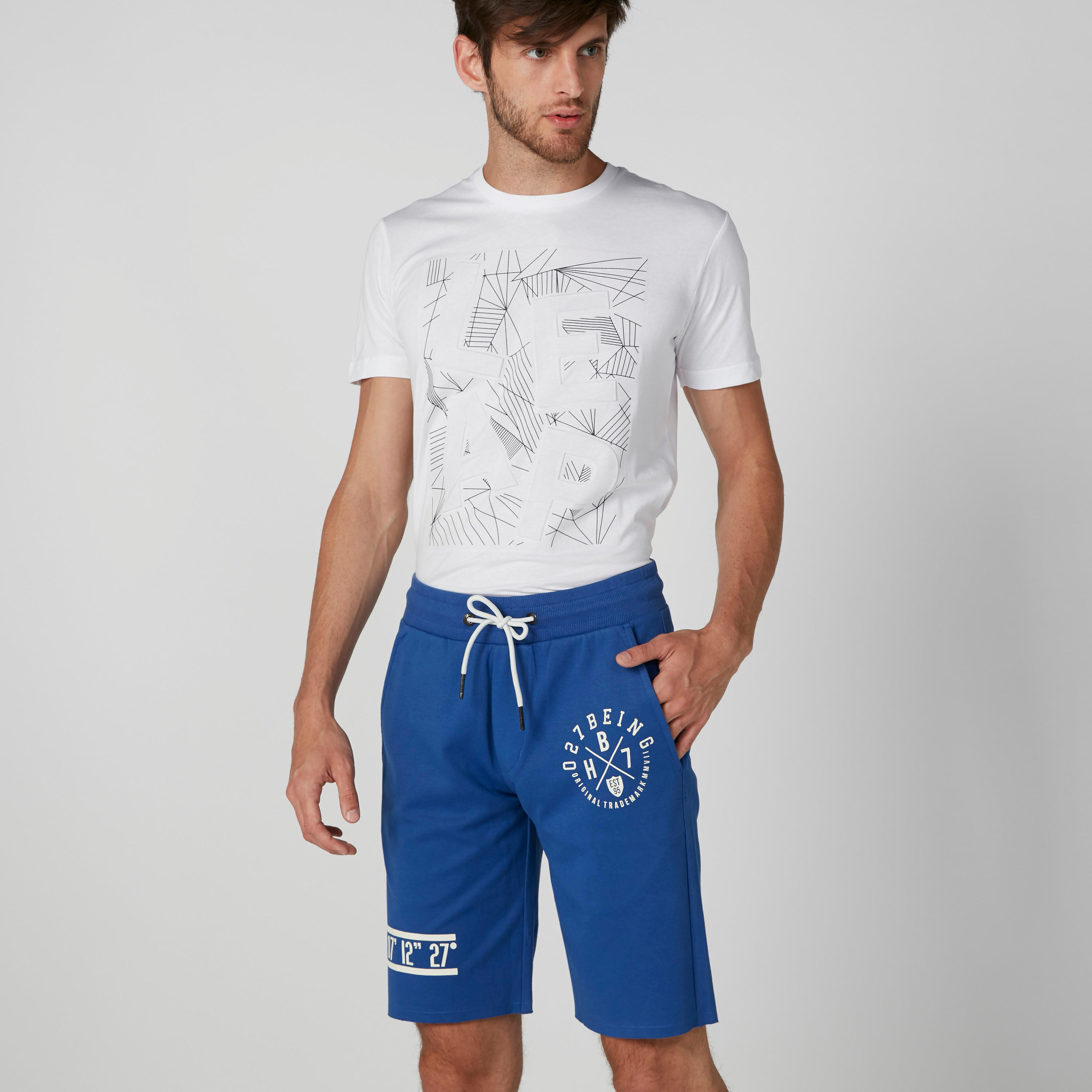 Being Human Printed Mid-Waist Shorts in Regular Fit with Pocket Detail-men-clothing-bottoms-shorts-image-3