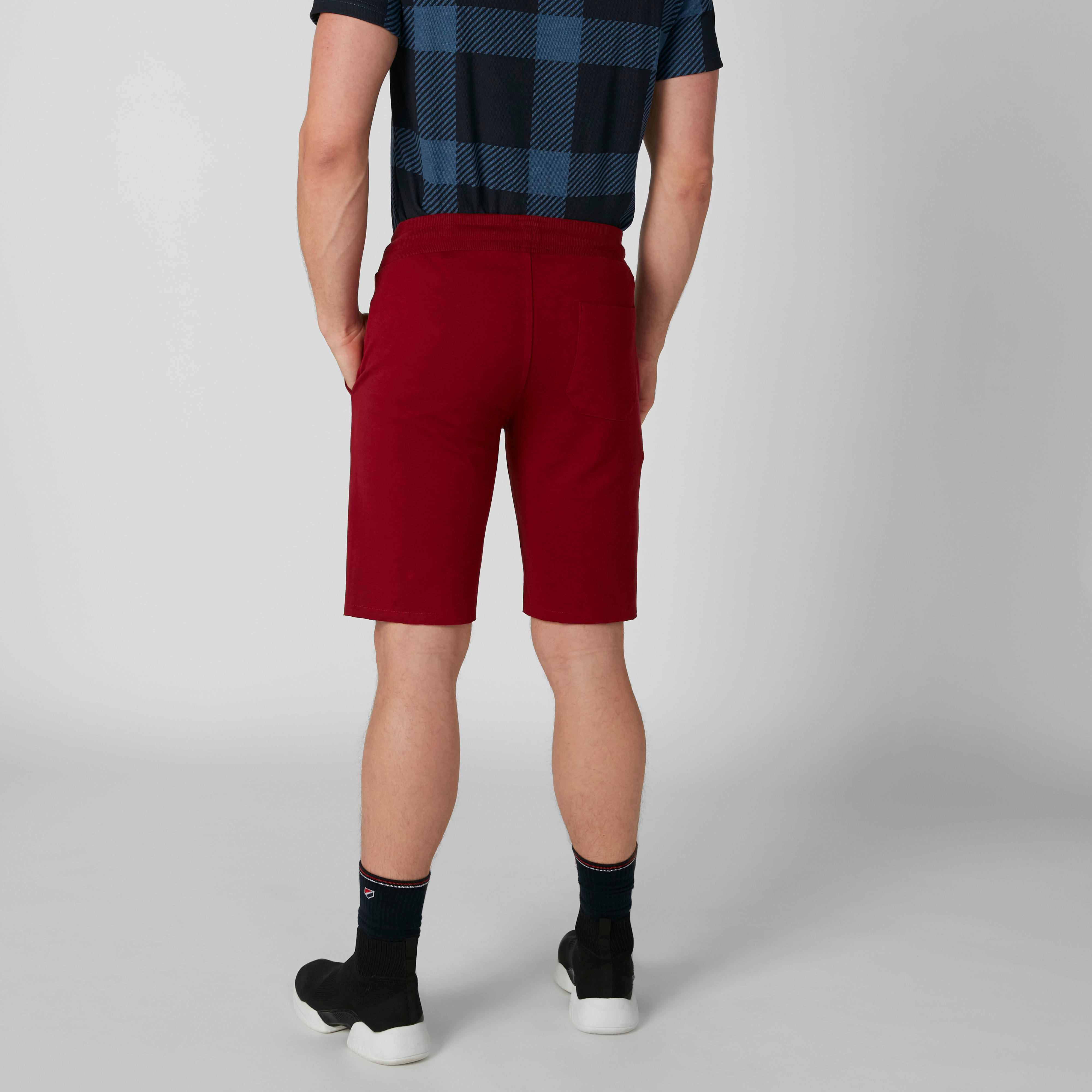 Being Human Printed Mid-Waist Shorts in Regular Fit with Pocket Detail-men-clothing-bottoms-shorts-image-7
