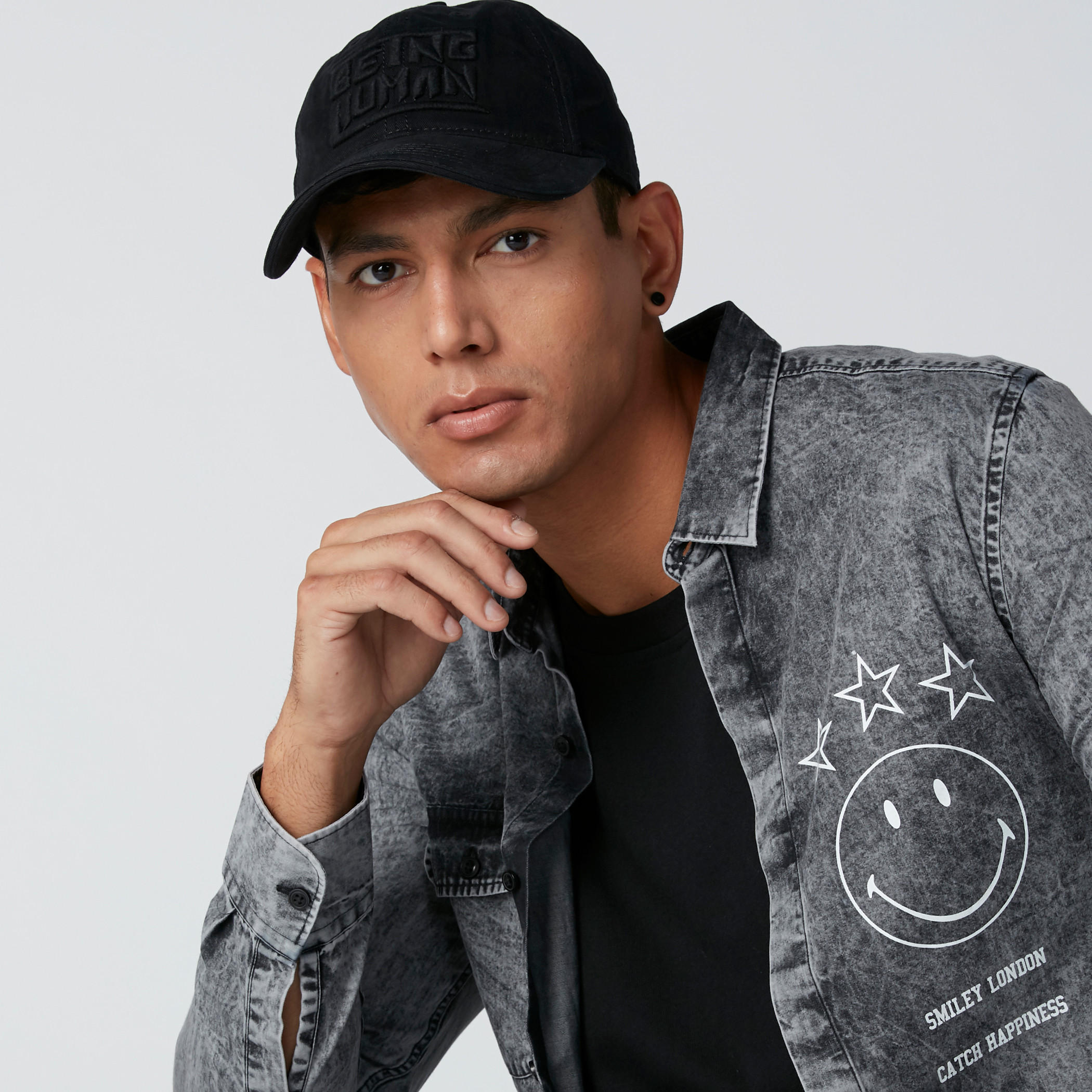 قبعة كاب بتطريز شعار بيينج هيومان-men-caps-image-2
