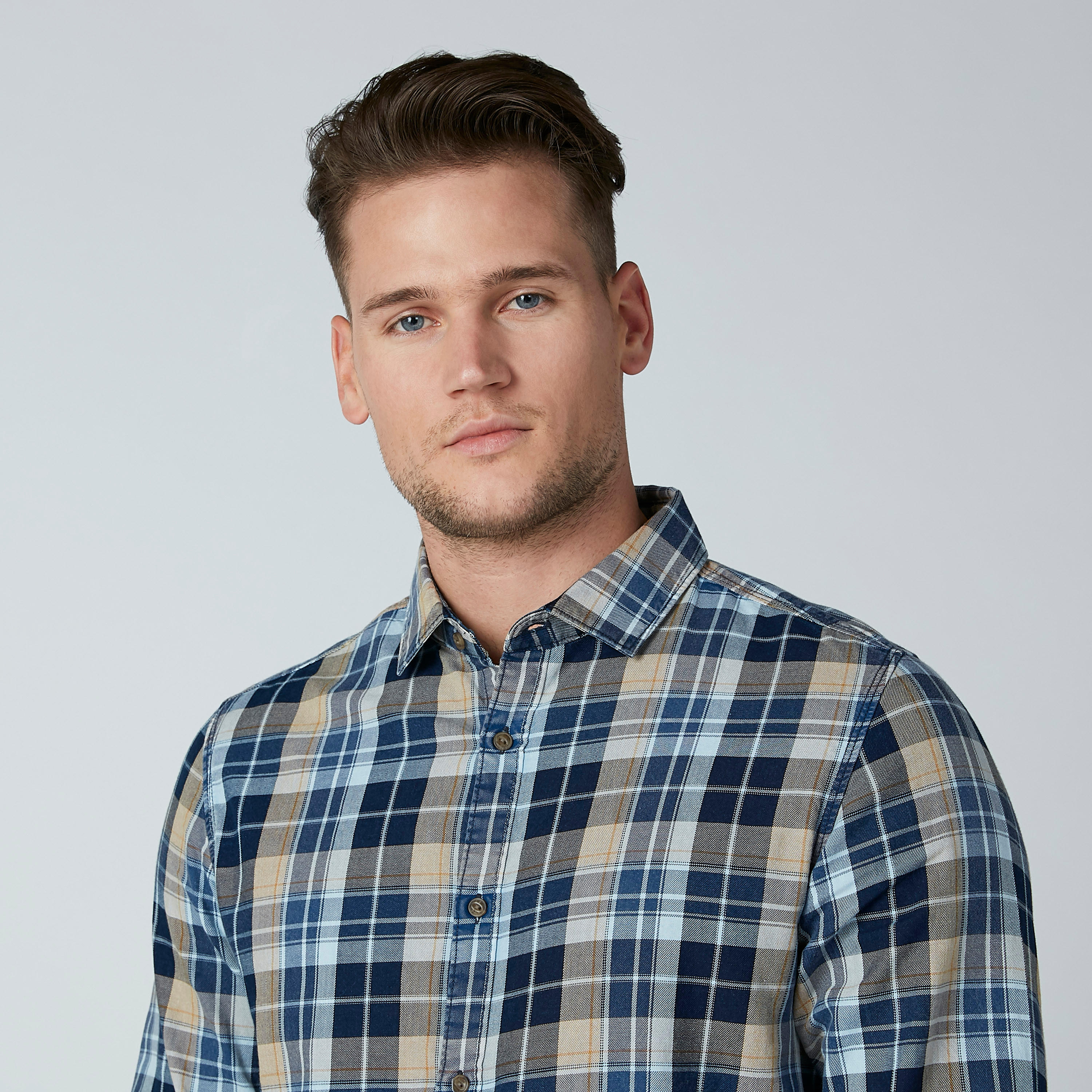 Sustainable Lee Cooper Chequered Shirt with Long Sleeves-men-clothing-shirts-image-5