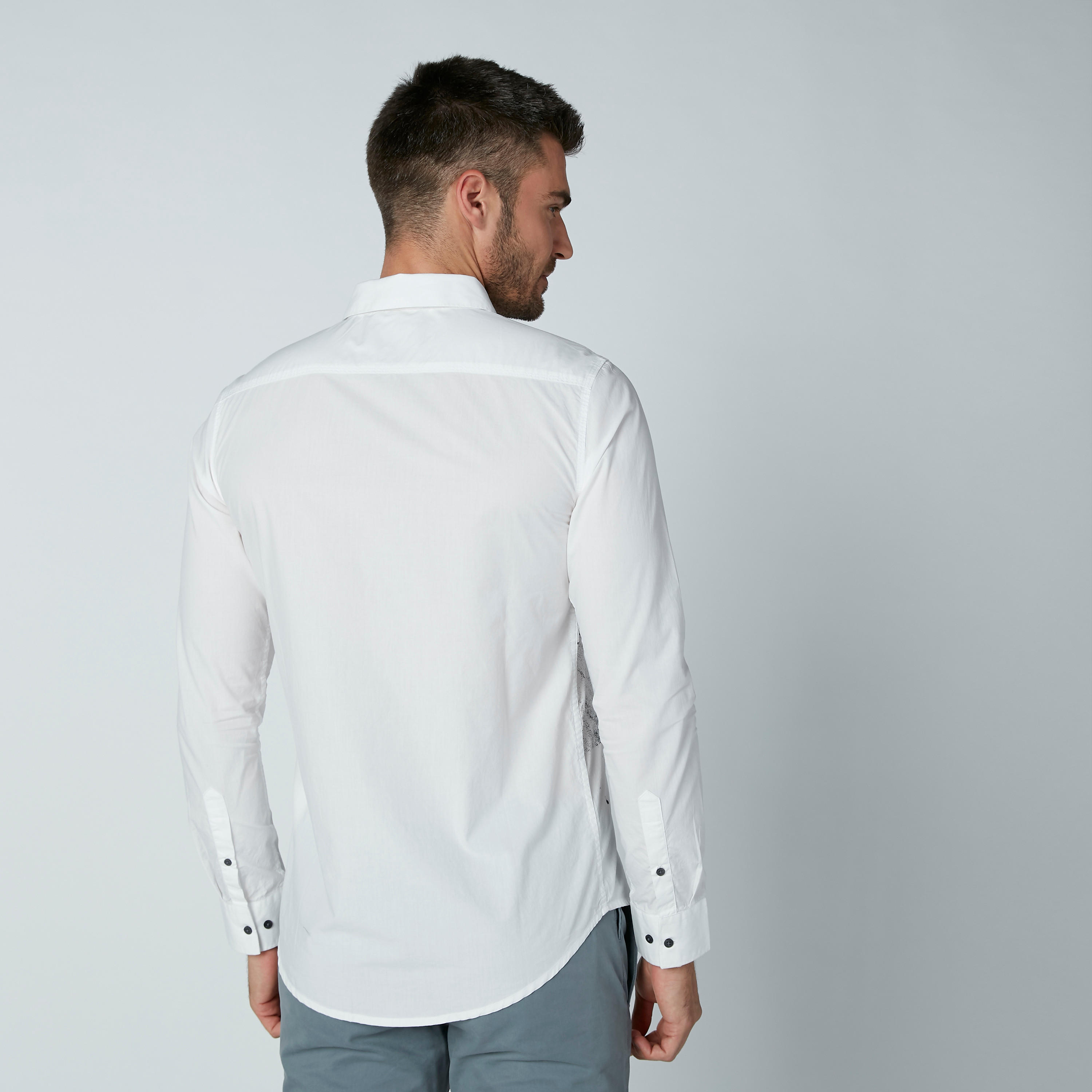قميص مستدام بأكمام طويلة وطبعات بيينج هيومان -men-clothing-shirts-image-5