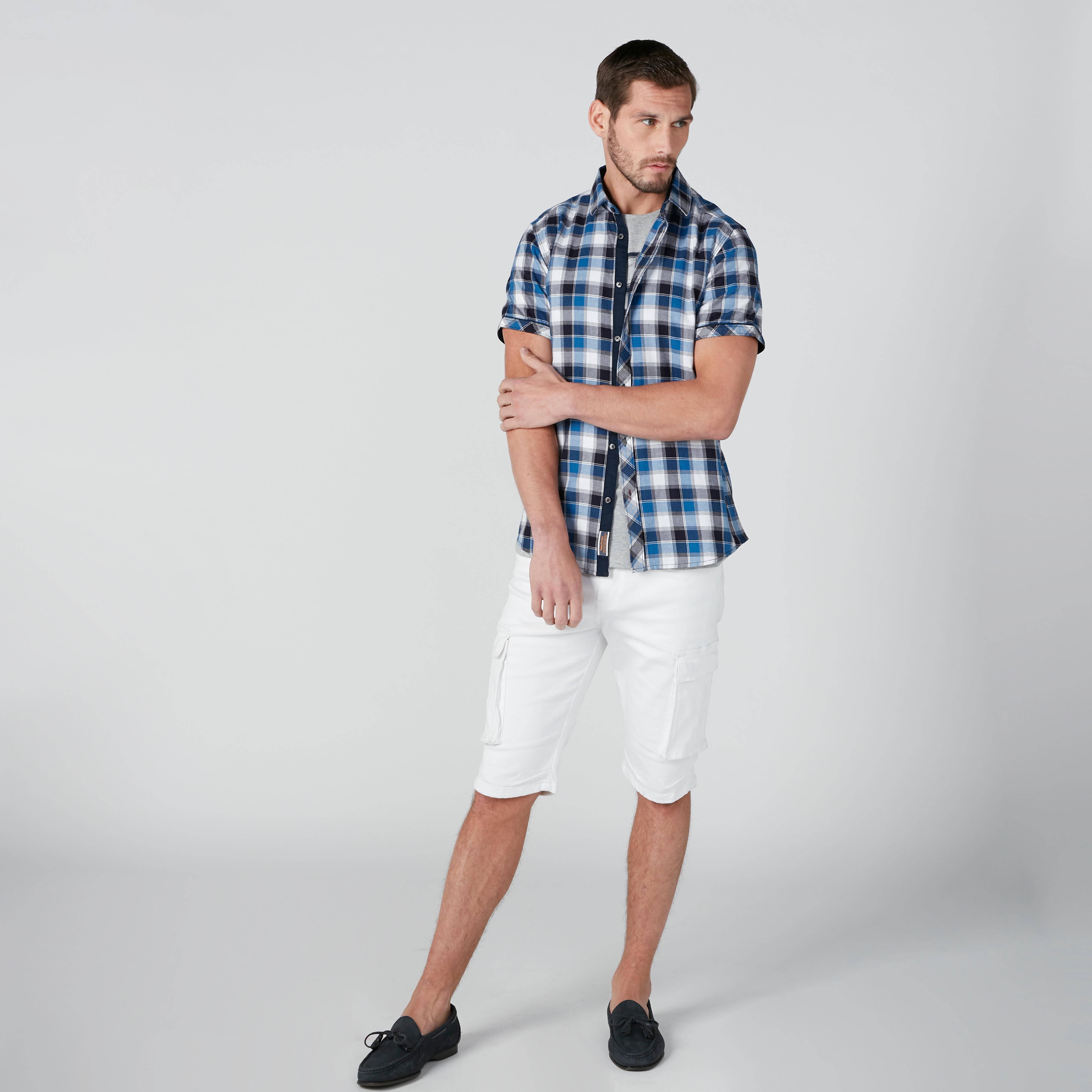 قميص مستدام كاروهات بقصّة عادية من بيينج هيومان-men-clothing-shirts-image-9