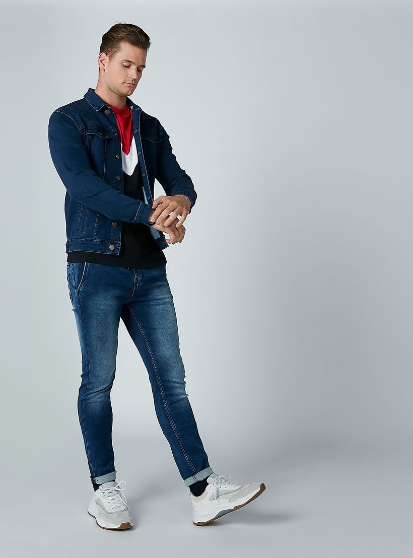 بنطلون جينز مستدام برباط وخصر منخفض من بيينج هيومان-men-clothing-bottoms-jeans-image-1