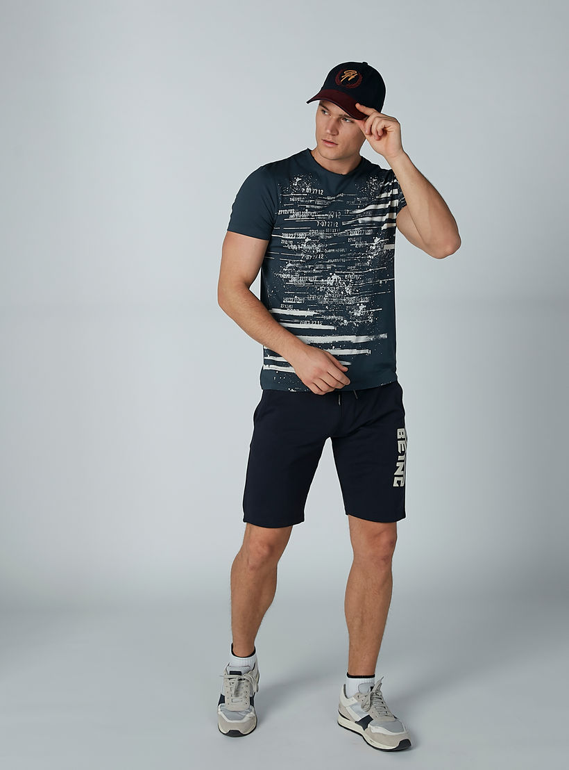 Being Human Printed T-shirt with Round Neck and Short Sleeves-men-clothing-tshirtsandpolos-tshirts-image-1