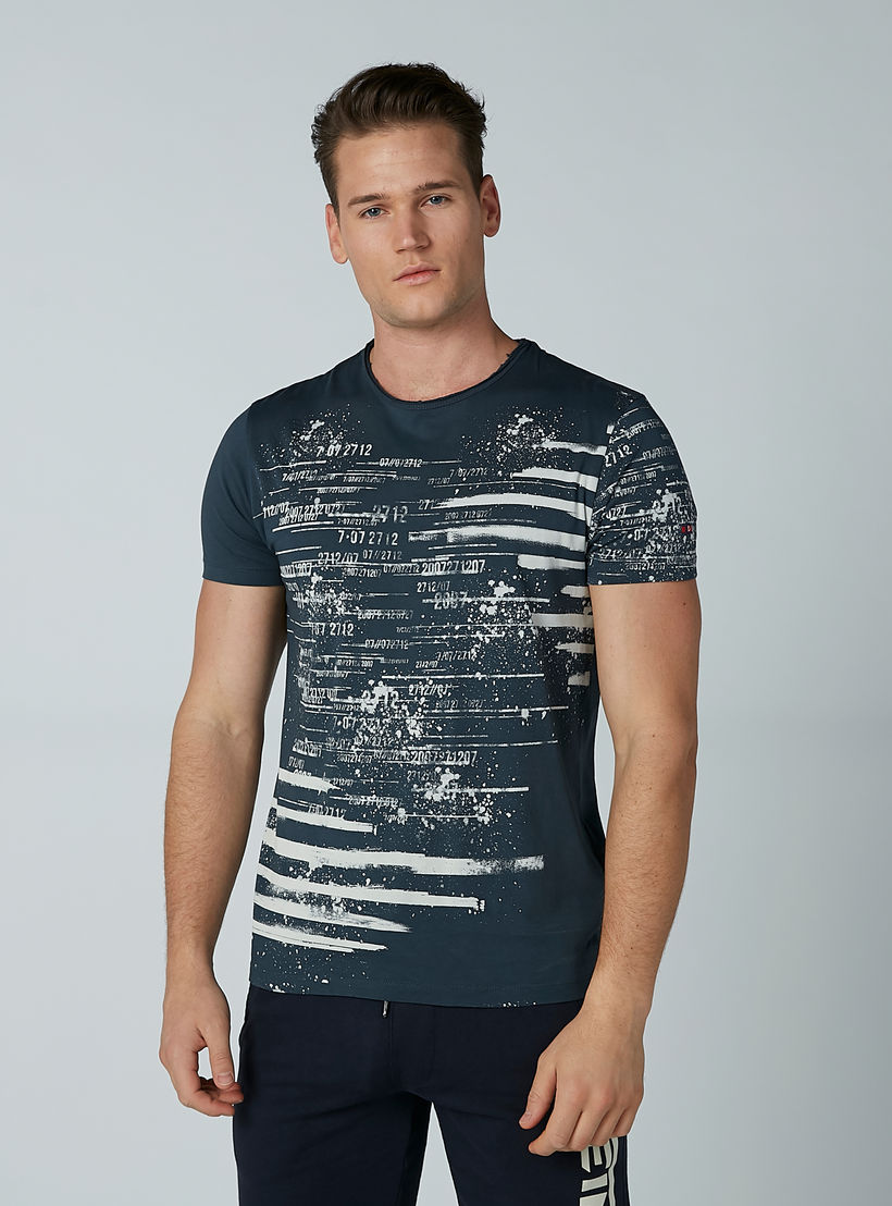 Being Human Printed T-shirt with Round Neck and Short Sleeves-men-clothing-tshirtsandpolos-tshirts-image-2