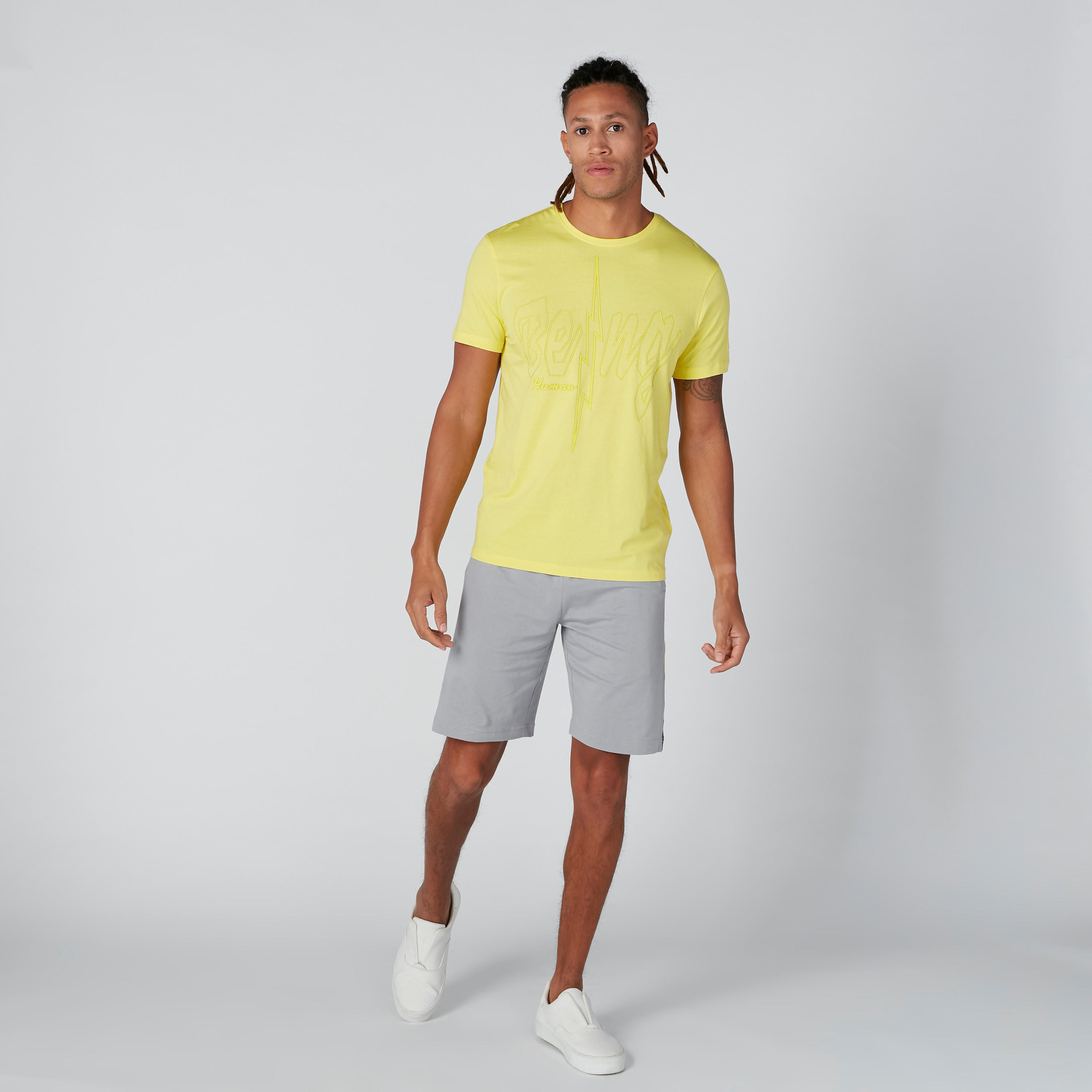 Being Human Textured Short Sleeves T-Shirt-men-clothing-tshirtsandpolos-tshirts-image-3