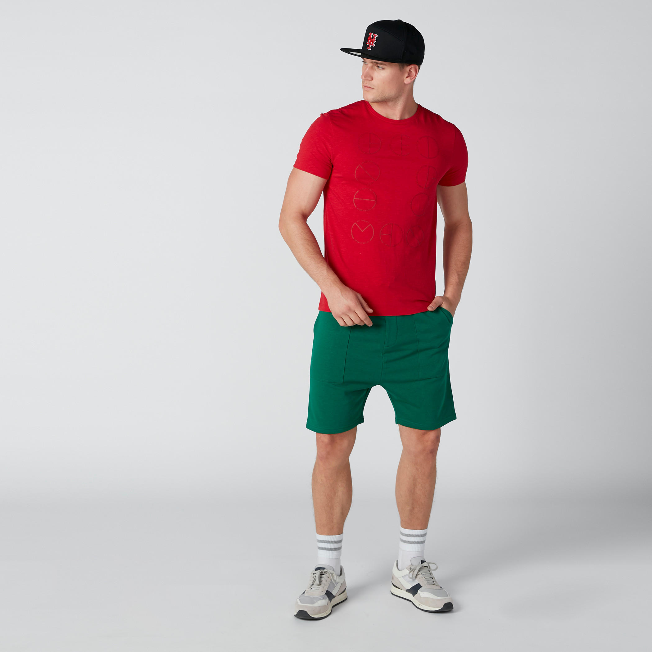 تيشيرت بأكمام قصيرة وطبعات بيينج هيومان-men-clothing-tshirtsandpolos-tshirts-image-1