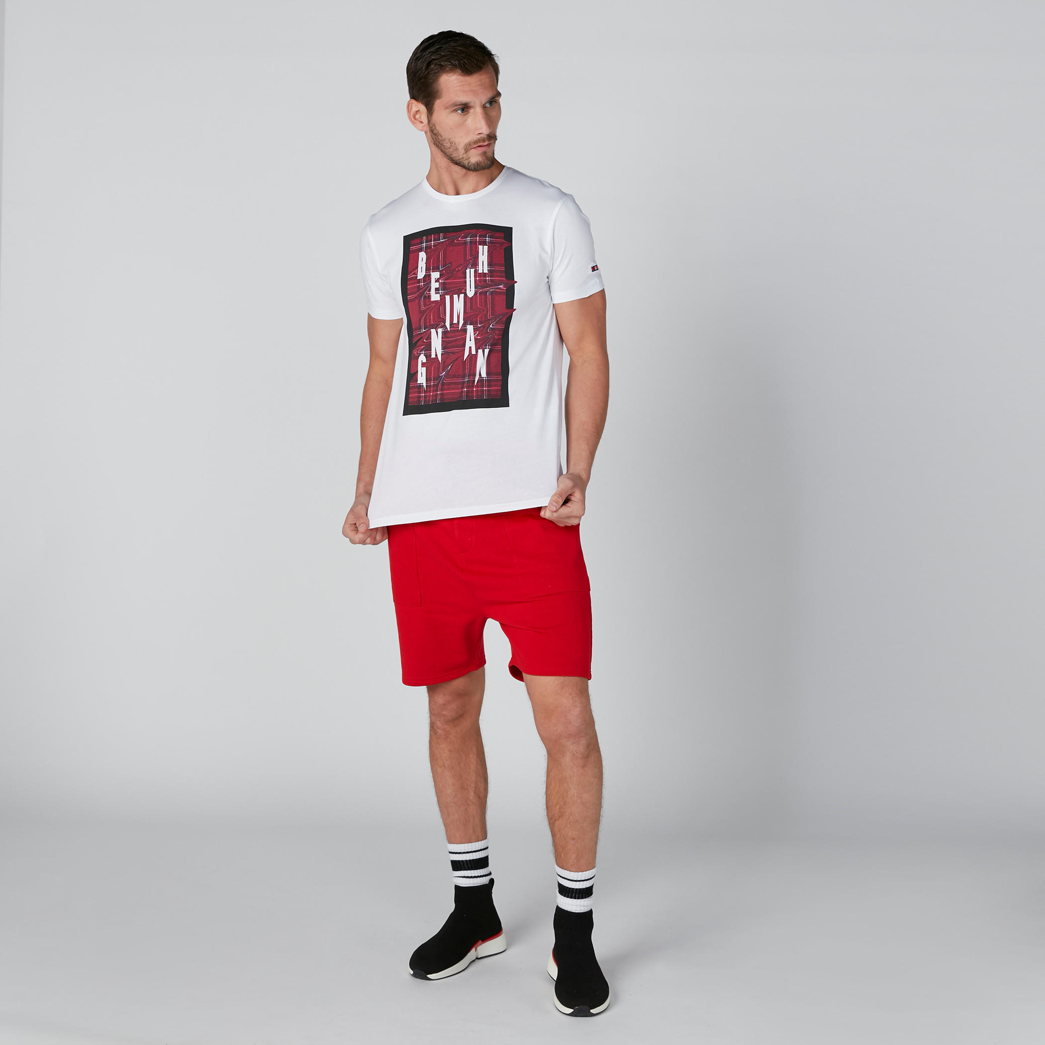 Being Human Printed T-Shirt with Short Sleeves-men-clothing-tshirtsandpolos-tshirts-image-2