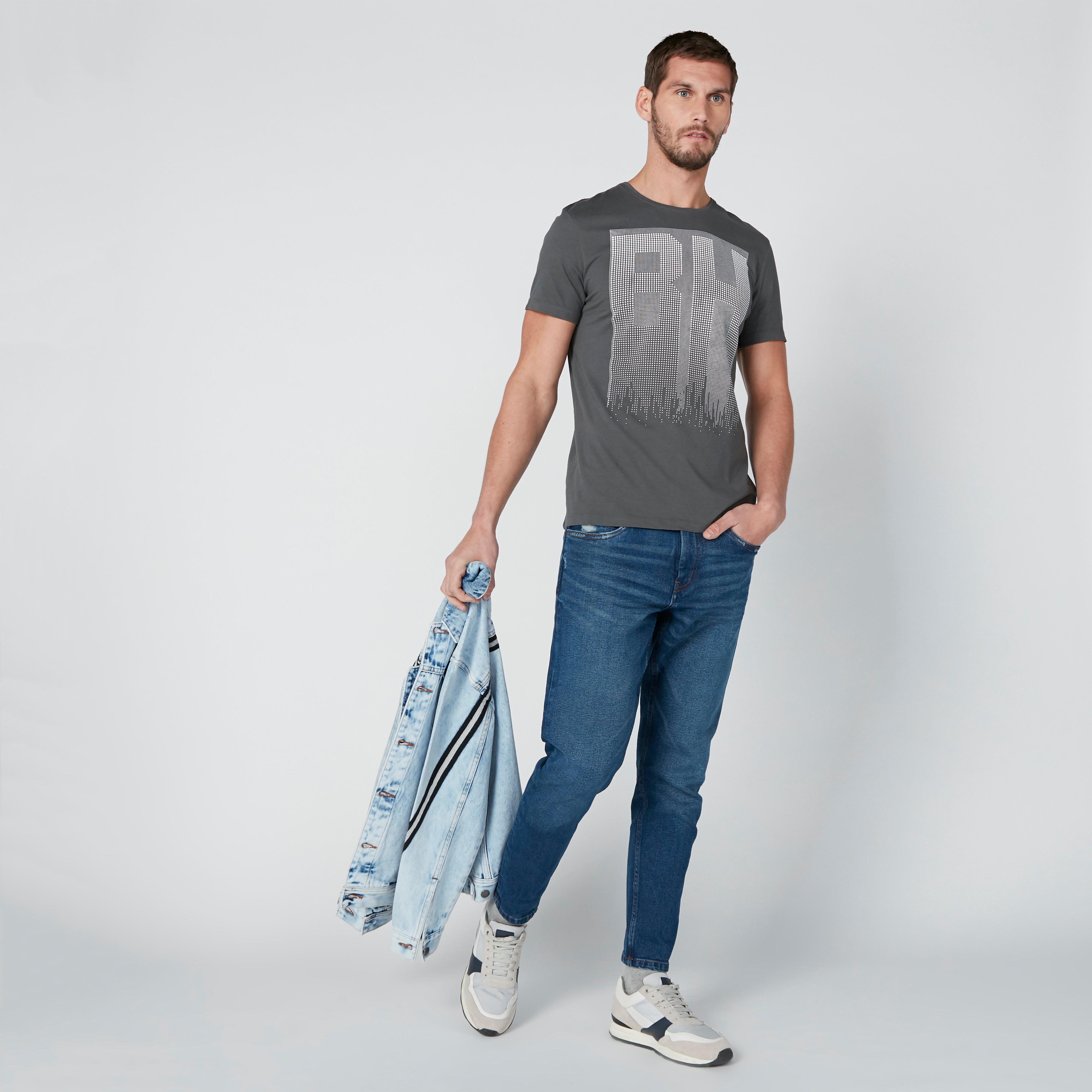 تيشيرت بأكمام قصيرة وطبعات بيينج هيومان-men-clothing-tshirtsandpolos-tshirts-image-3
