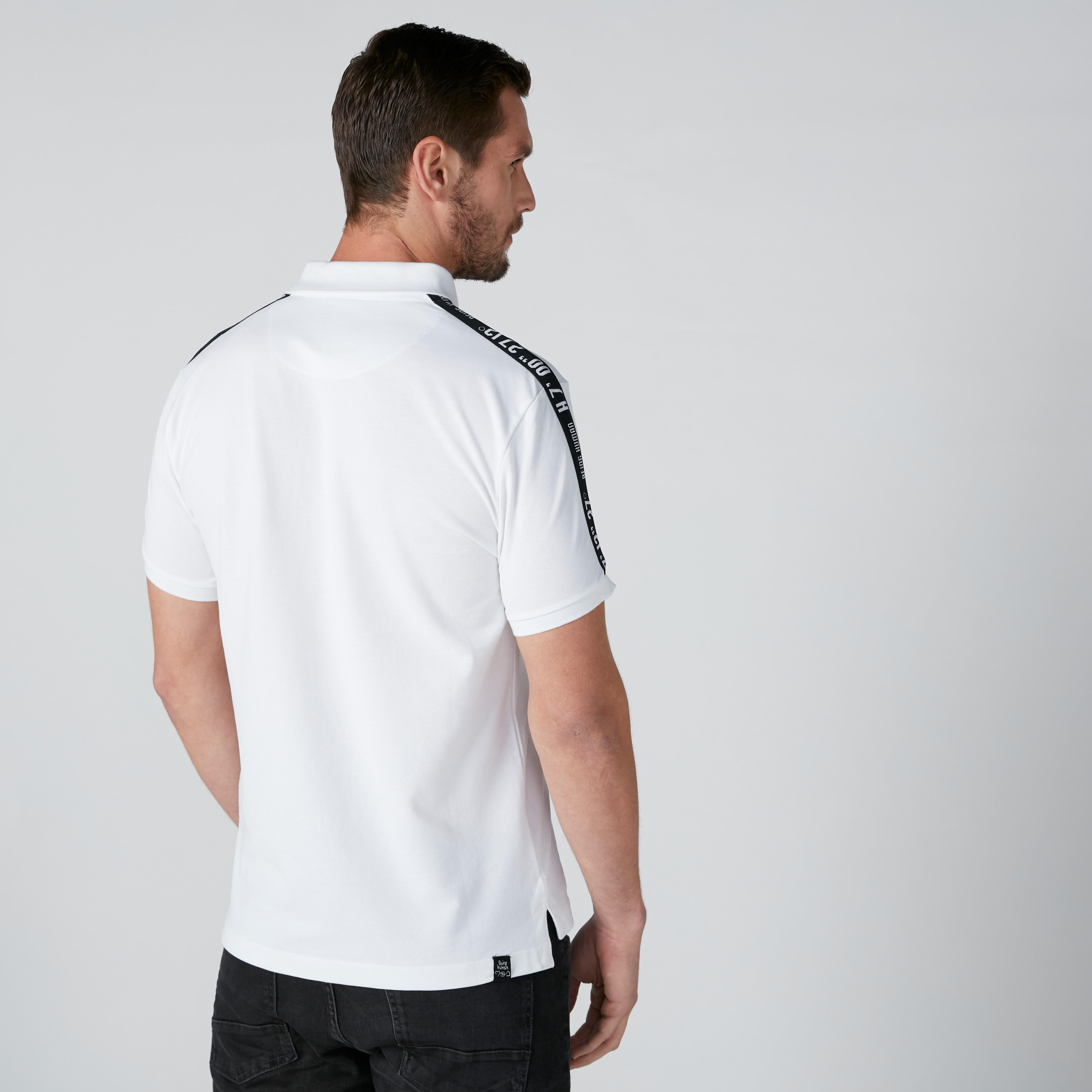 تيشيرت مستدام بولو بشريطة بيينج هيومان-men-clothing-tshirtsandpolos-polos-image-6