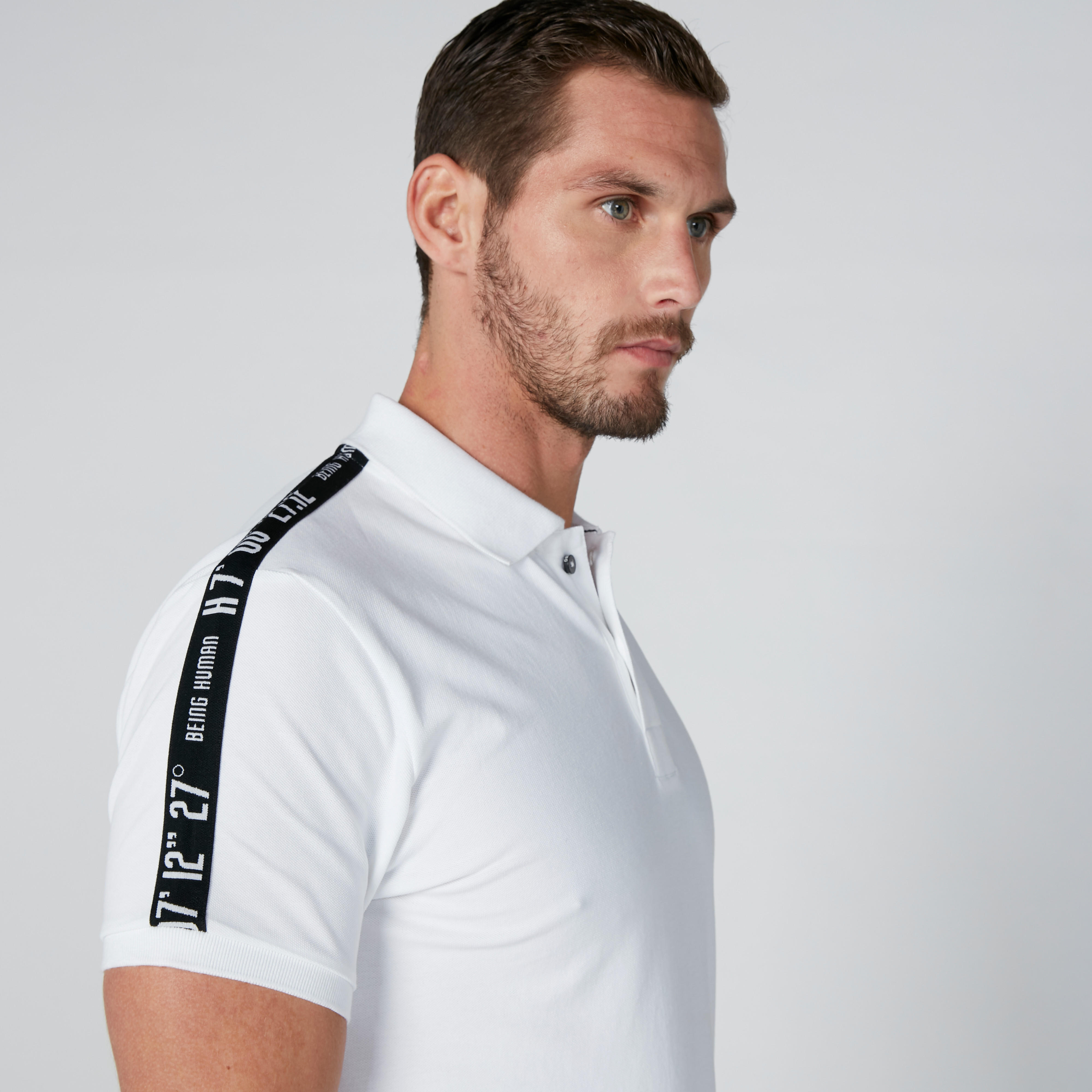 تيشيرت مستدام بولو بشريطة بيينج هيومان-men-clothing-tshirtsandpolos-polos-image-9