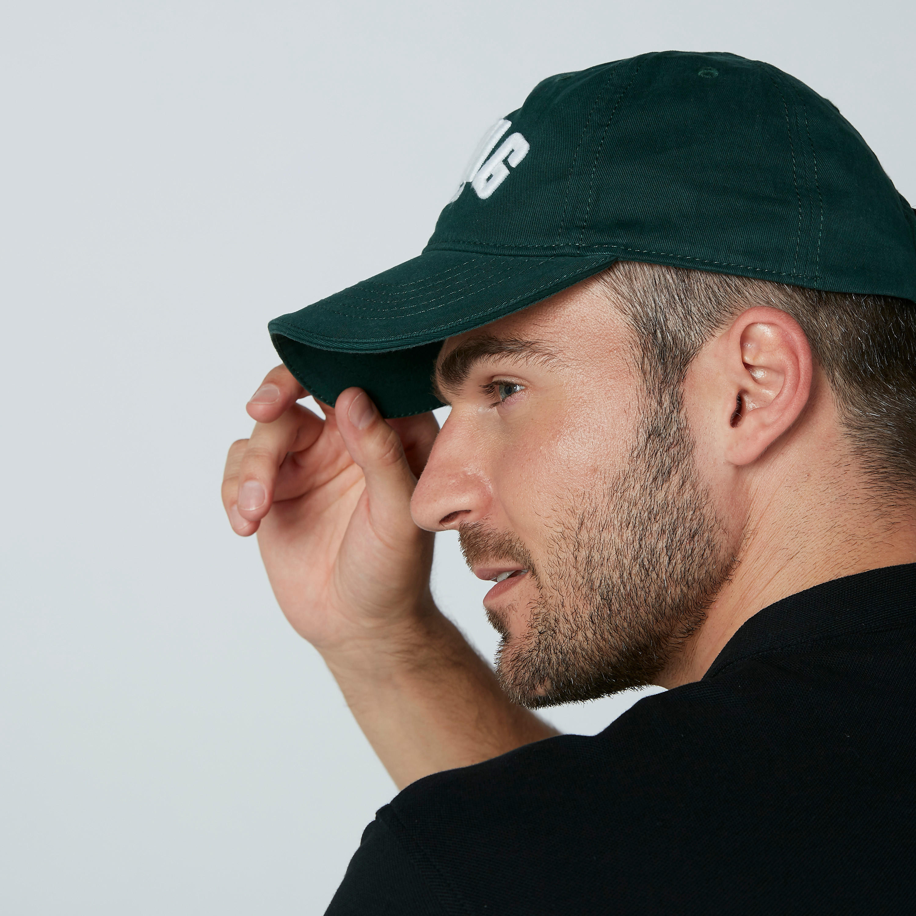 قبعة كاب بثنية إغلاق وتزيينات وتطريز من بيينج هيومان-men-caps-image-2
