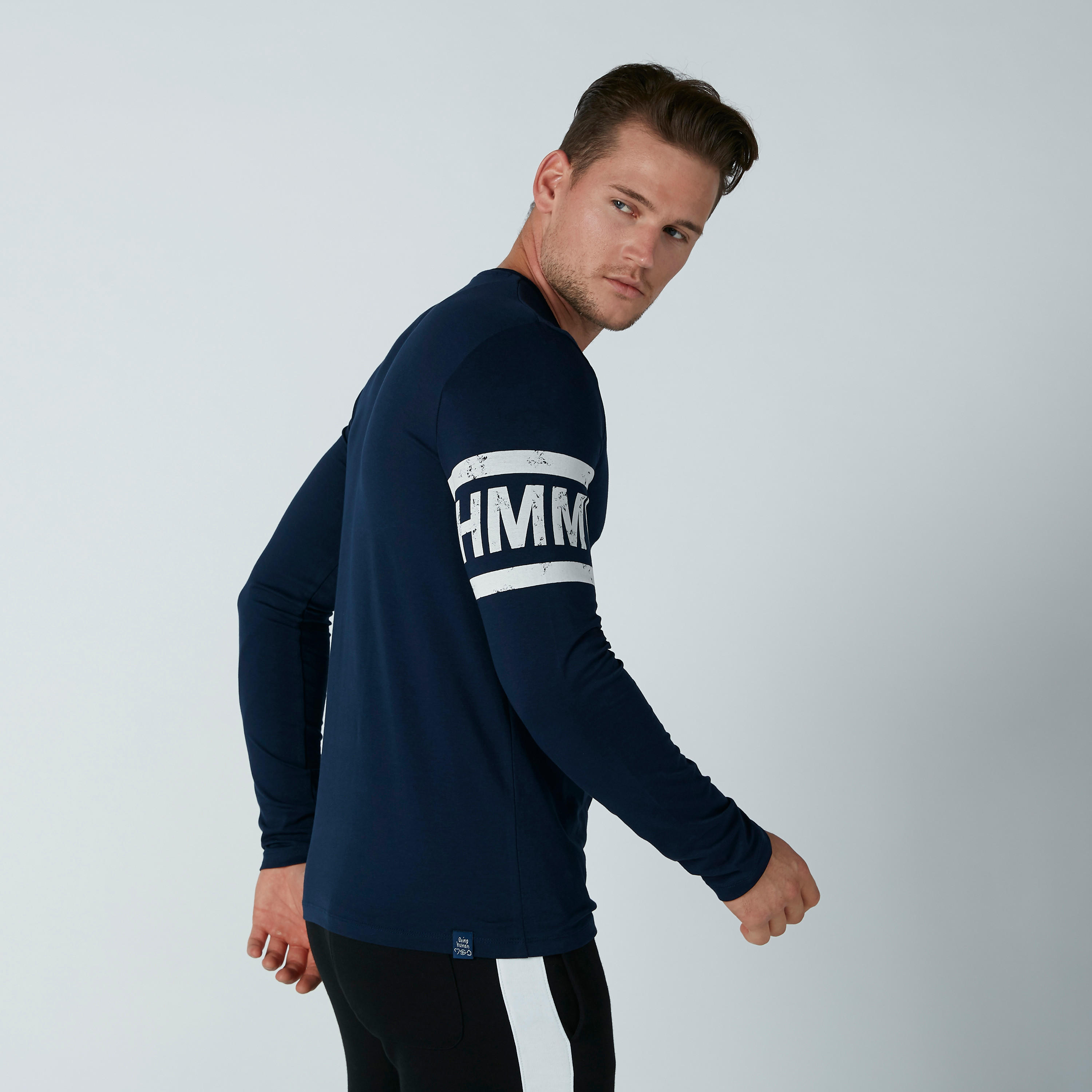 Being Human Printed T-Shirt with Round Neck and Long Sleeves-men-clothing-tshirtsandpolos-tshirts-image-1