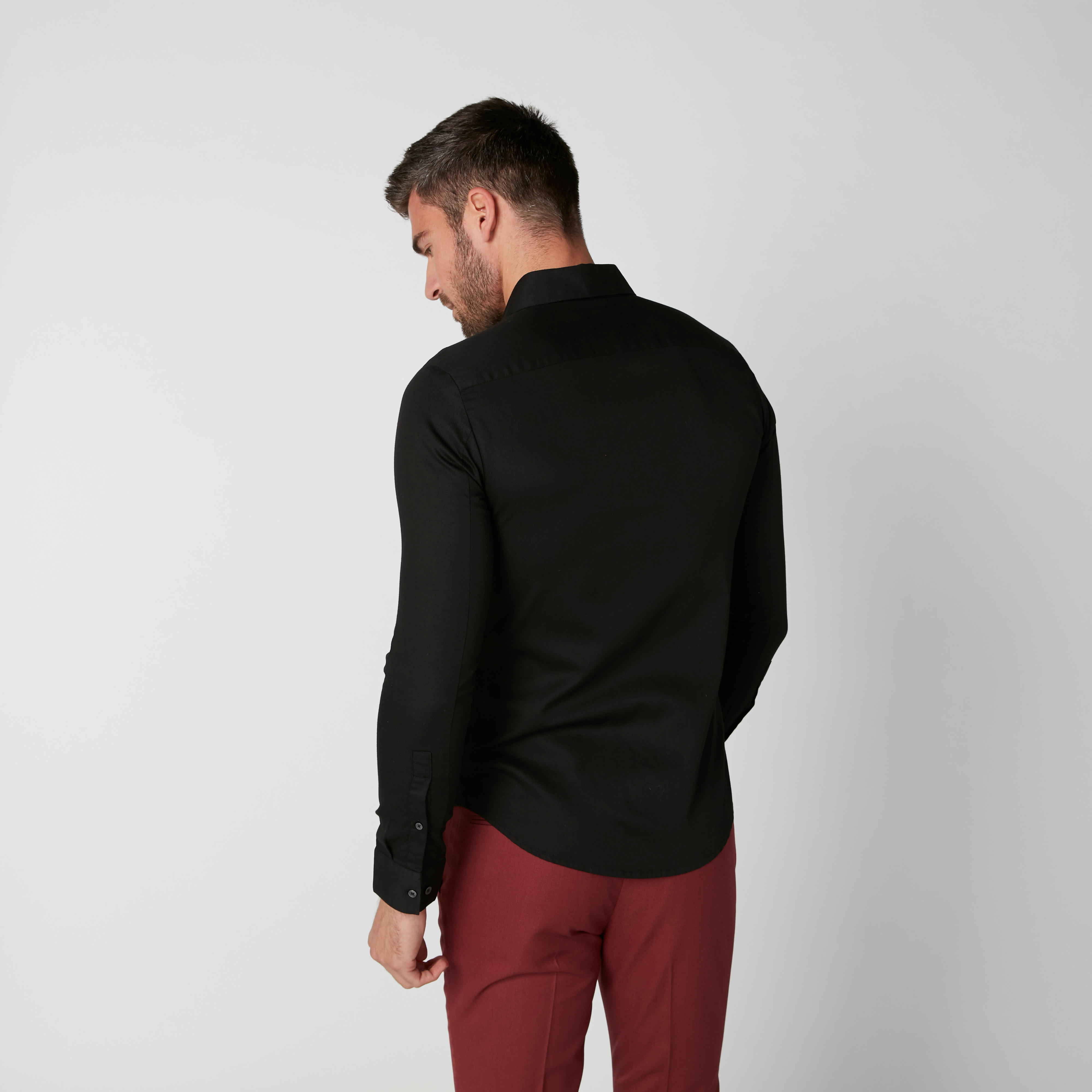 قميص بأكمام طويلة وأزرار من بيينج هيومن-men-clothing-shirts-image-2
