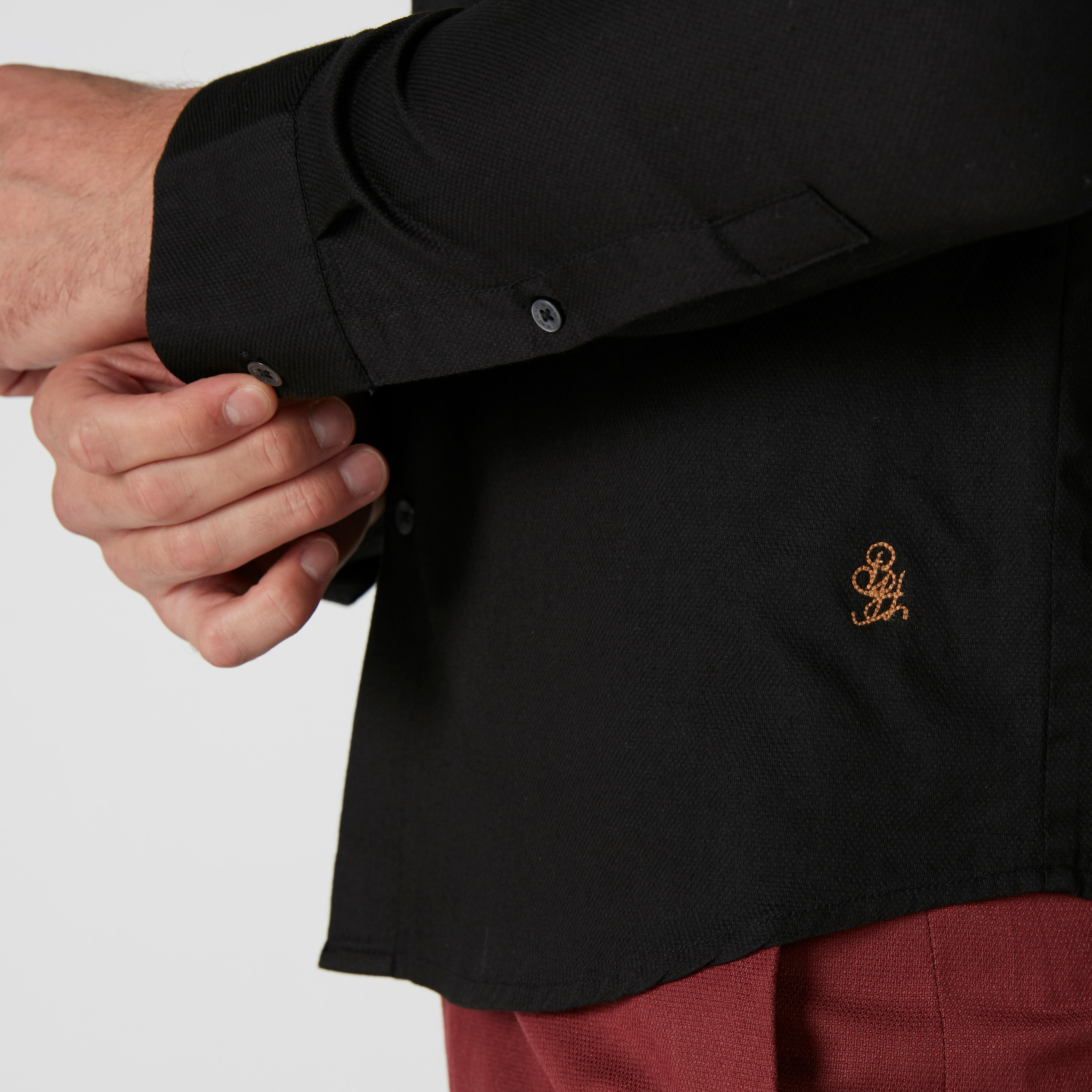 قميص بأكمام طويلة وأزرار من بيينج هيومن-men-clothing-shirts-image-5