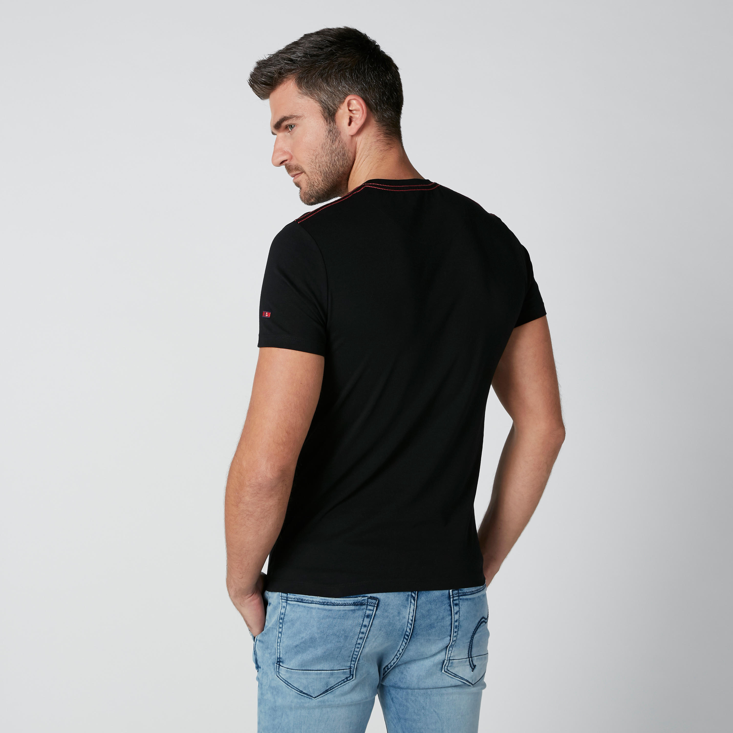 تيشيرت بأكمام قصيرة وطبعات بيينج هيومان-men-clothing-tshirtsandpolos-tshirts-image-3