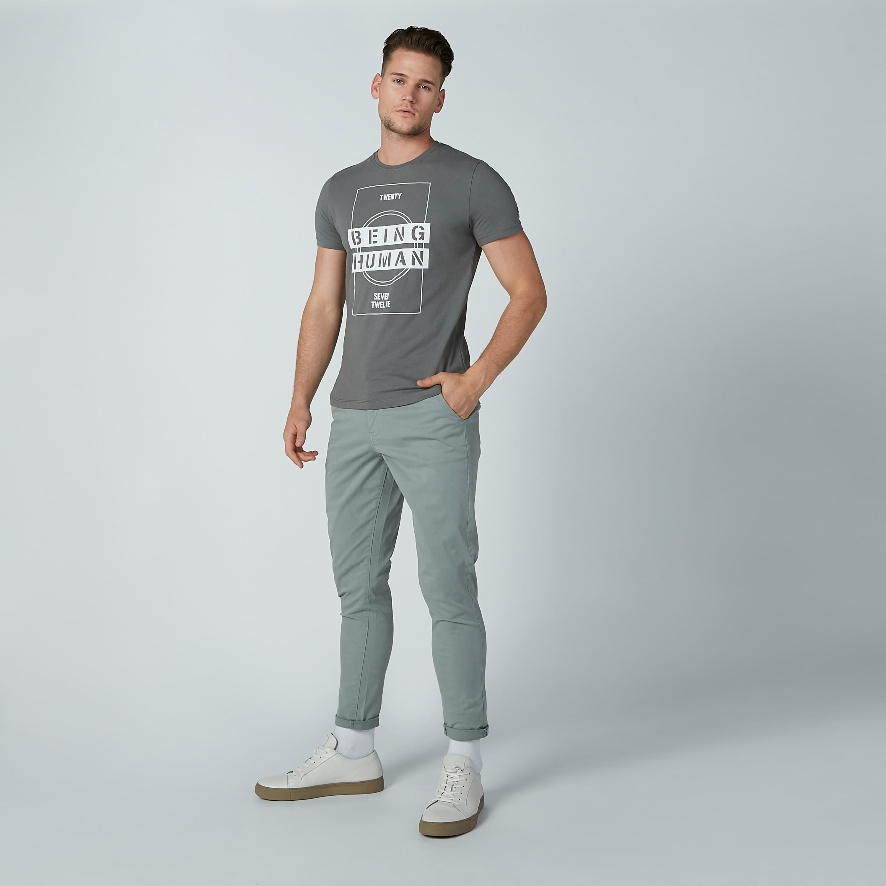 Being Human Printed T-shirt with Round Neck and Short Sleeves-men-clothing-tshirtsandpolos-tshirts-image-1