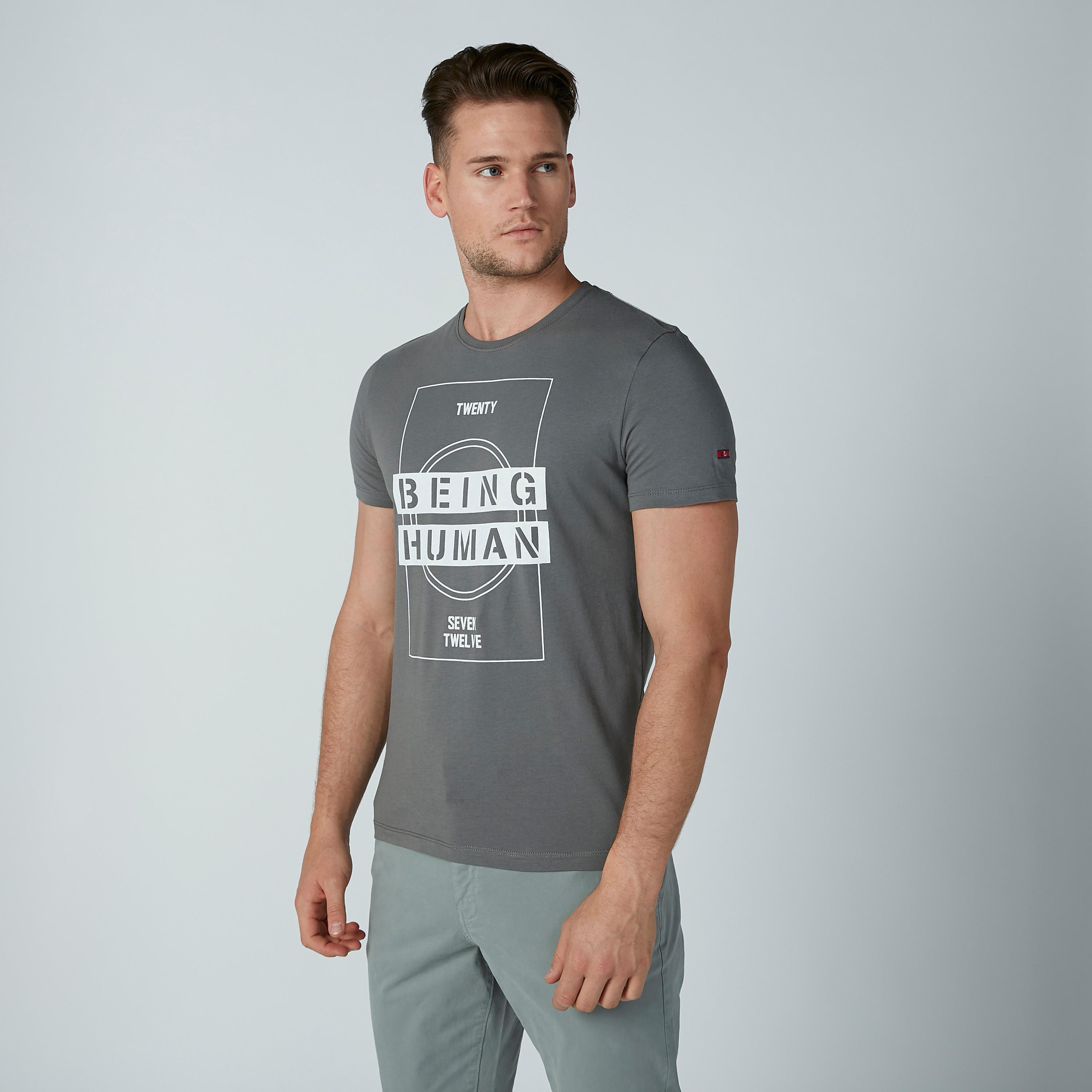 Being Human Printed T-shirt with Round Neck and Short Sleeves-men-clothing-tshirtsandpolos-tshirts-image-2
