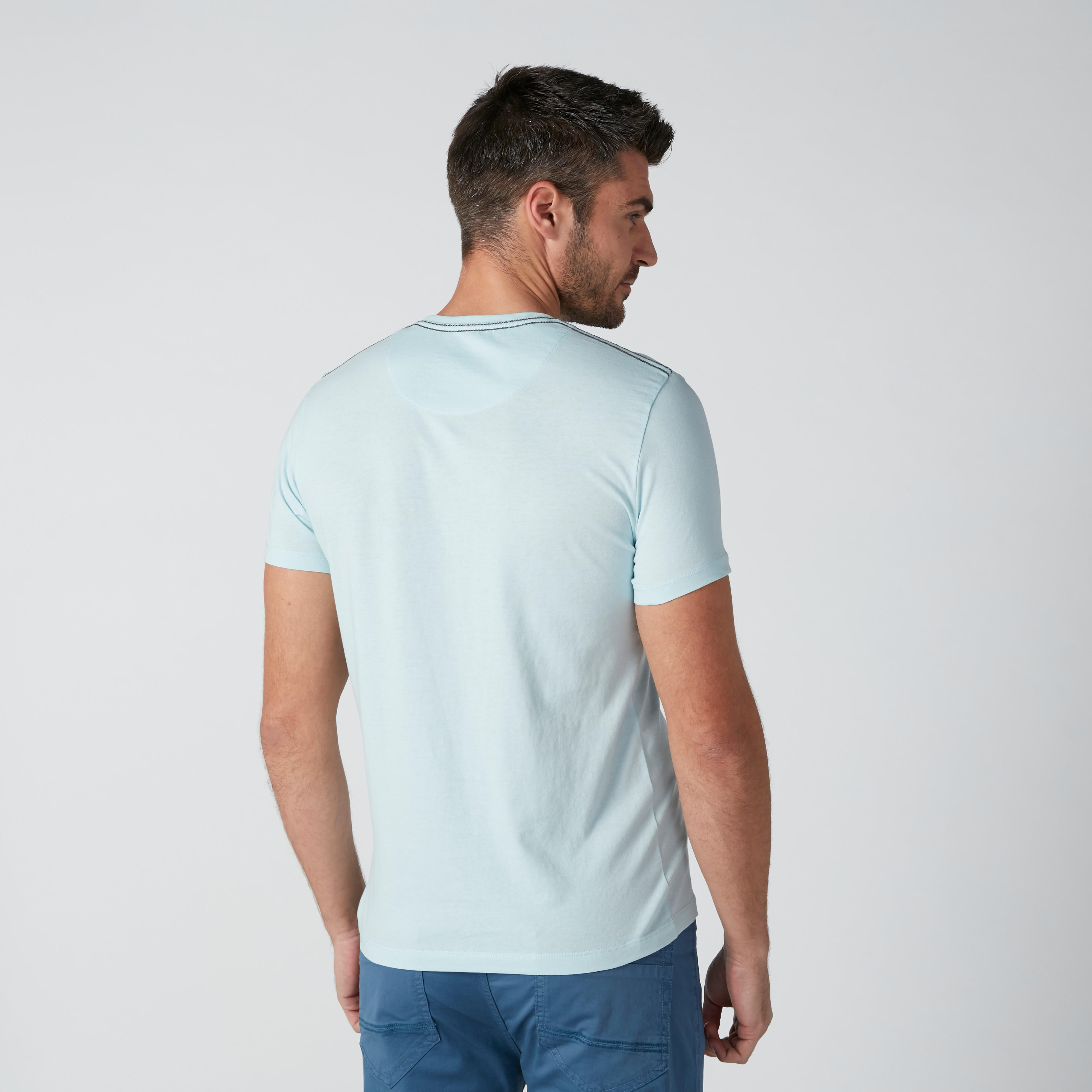 تيشيرت بقصّة عادية وياقة مستديرة وطبعات بيينج هيومان-men-clothing-tshirtsandpolos-tshirts-image-3