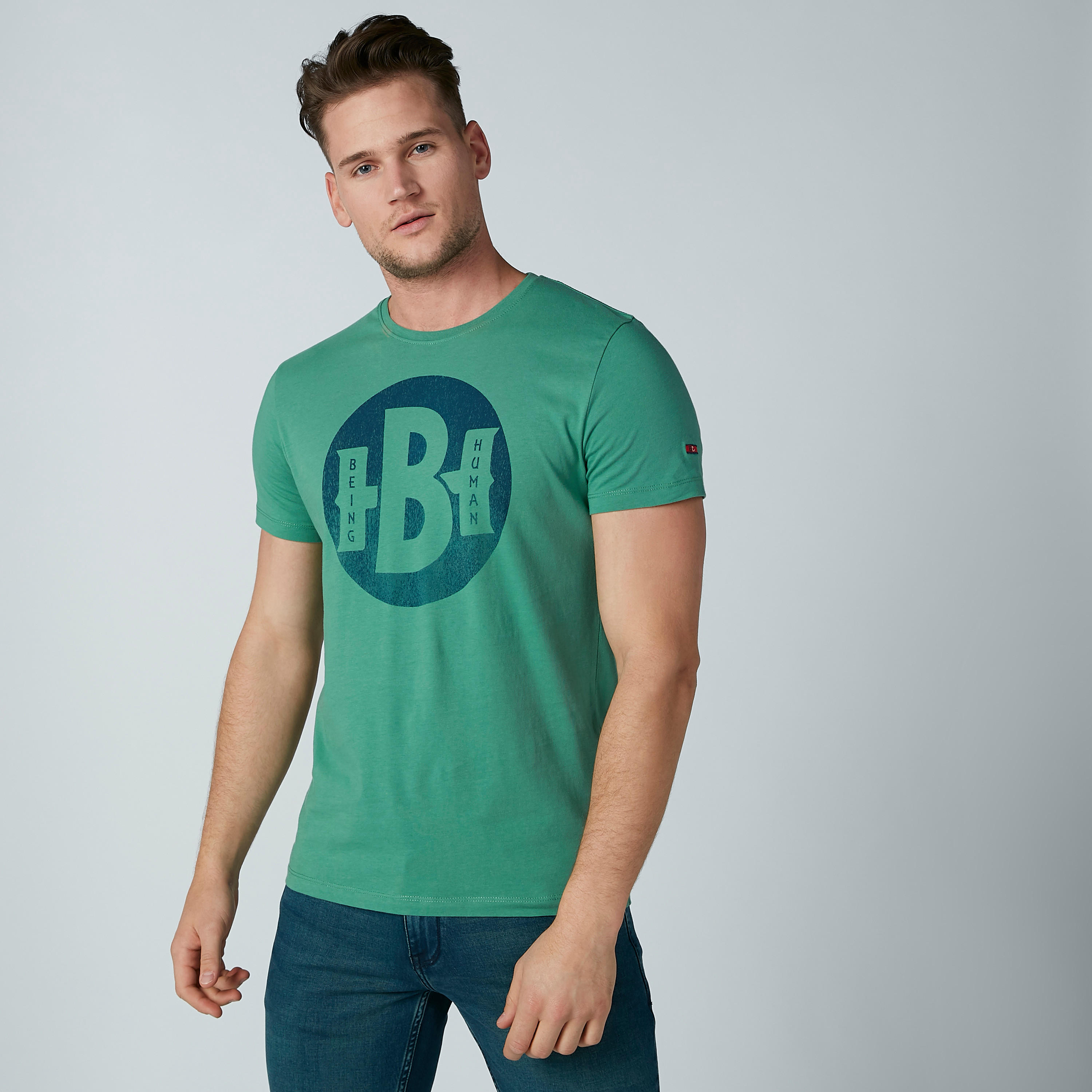 Being Human Printed T-shirt with Round Neck-men-clothing-tshirtsandpolos-tshirts-image-1