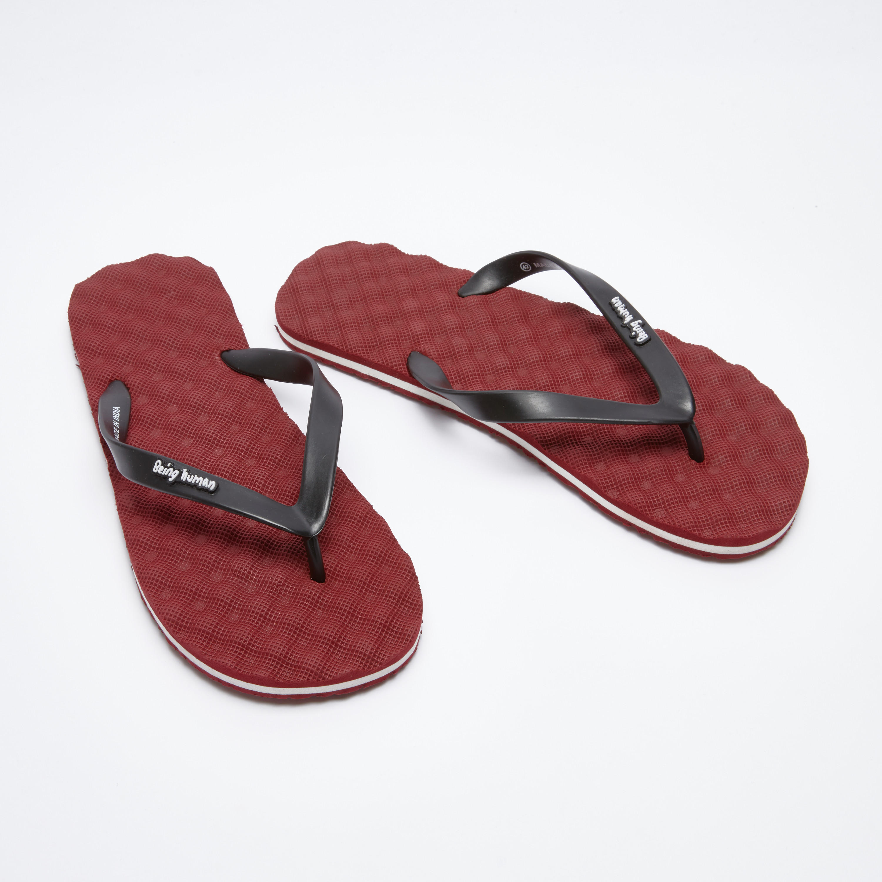 Being Human Textured Flip Flops-men-shoes-flipflopsandslides-image-1
