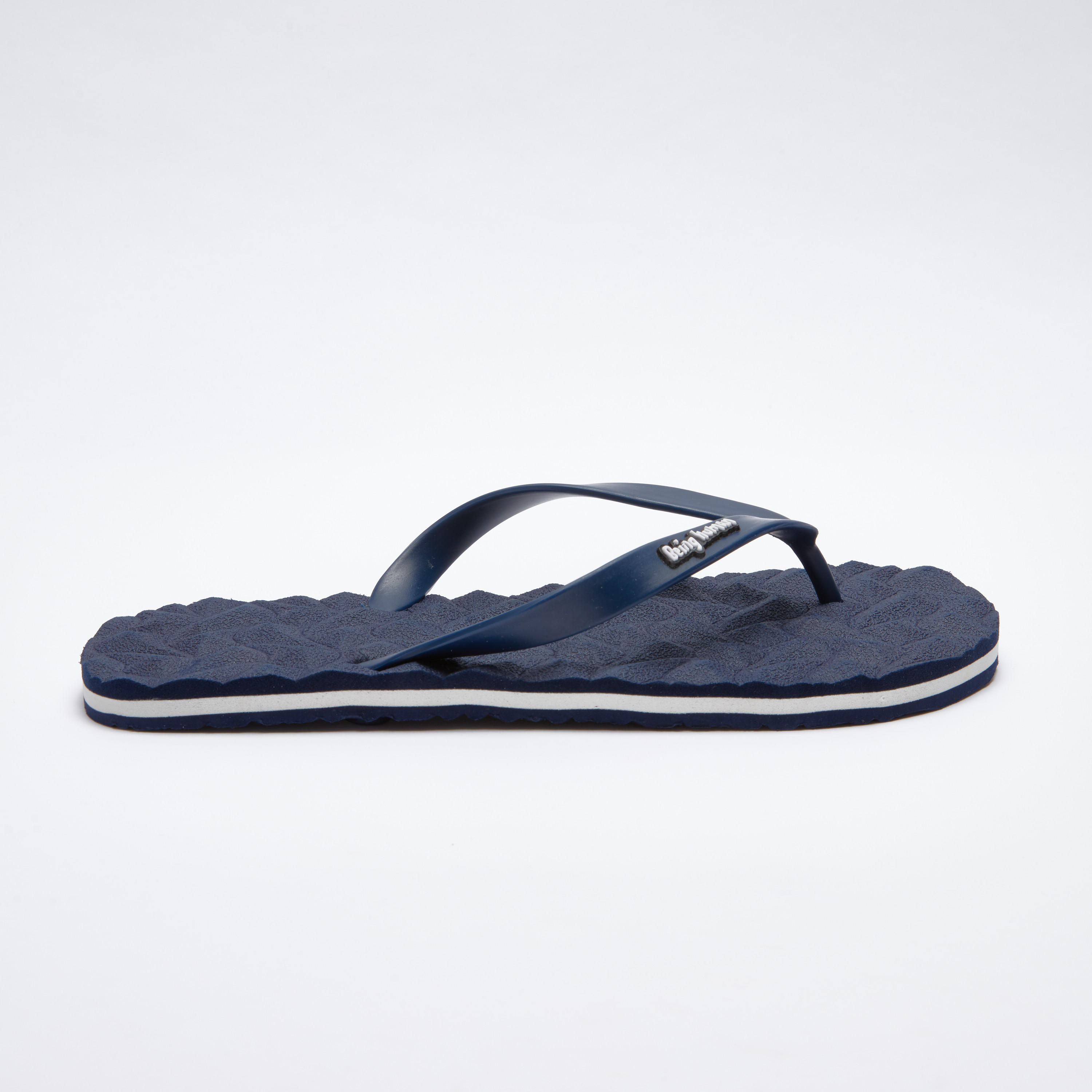 شبشب فليب فلوب بأحزمة مزيّنة بشعار بيينج هيومان-men-shoes-flipflopsandslides-image-2