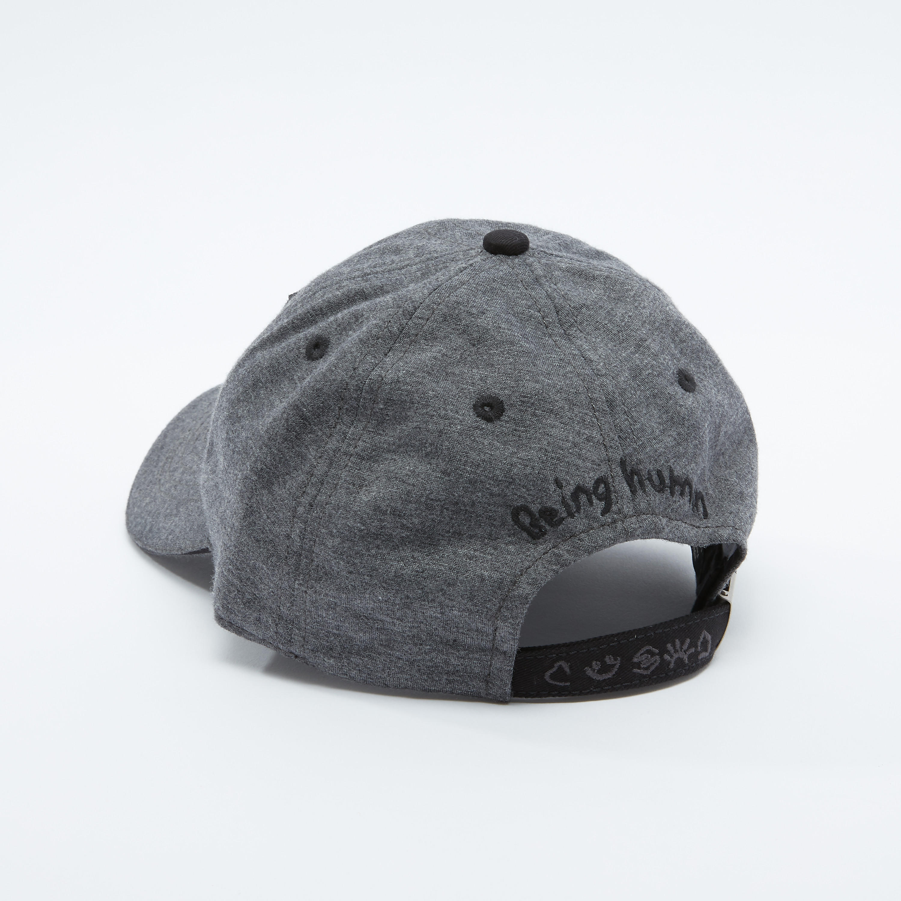 Being Human Textured Cap with Logo Detail-men-caps-image-5