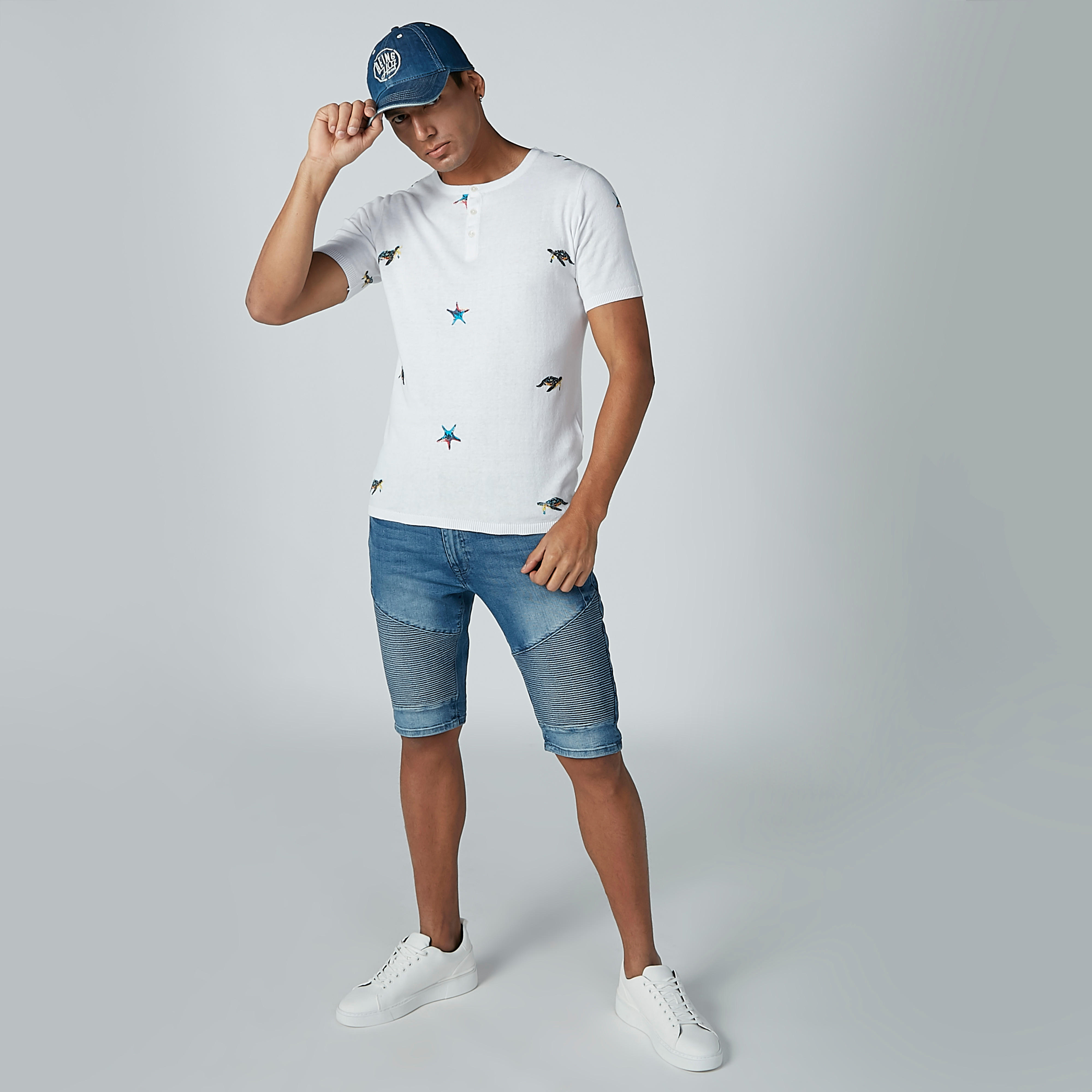 قبعة كاب مطرّزة بإبزيم إغلاق من بيينج هيومان-men-caps-image-2