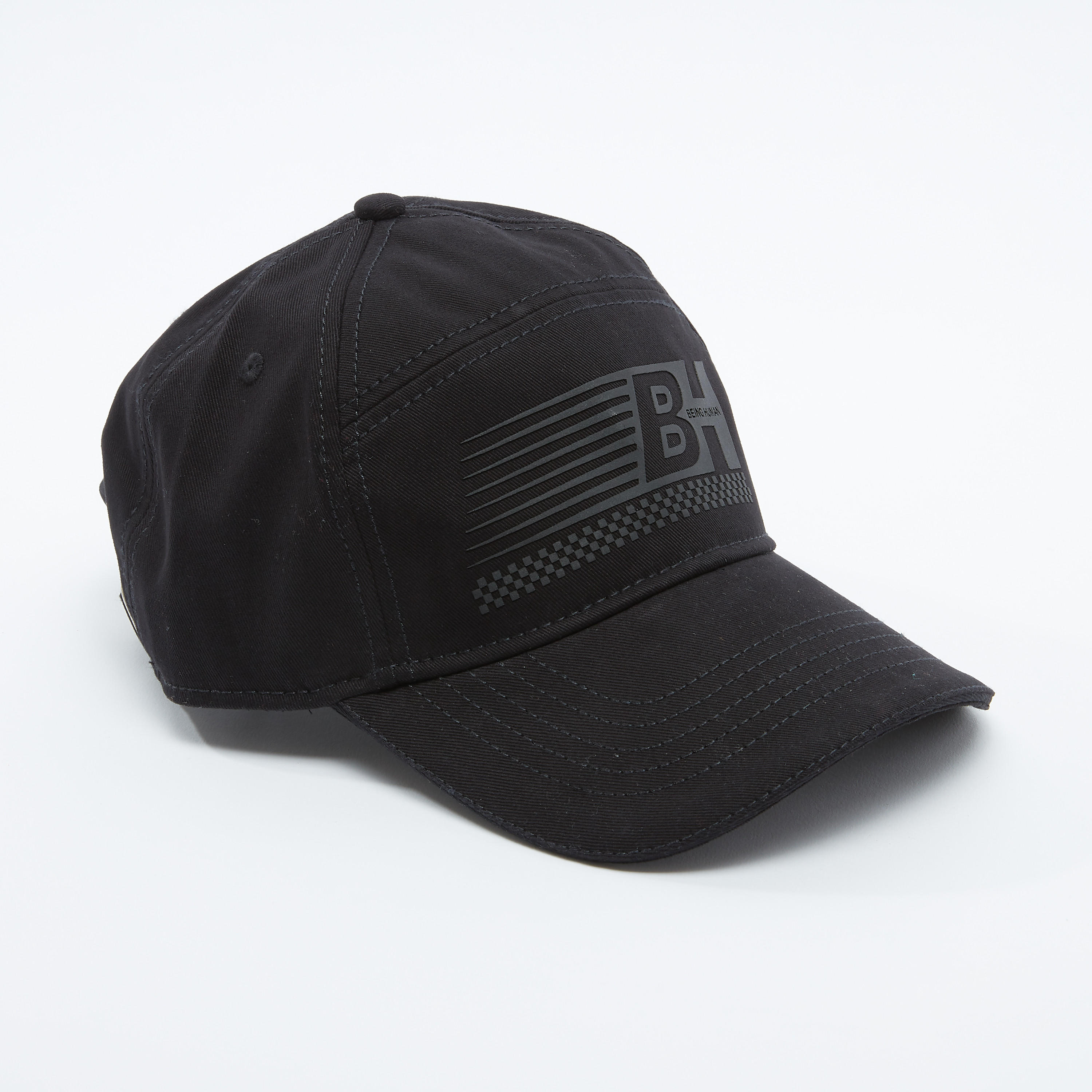 قبعة كاب بإبزيم إغلاق وطبعات بيينج هيومان-men-caps-image-1