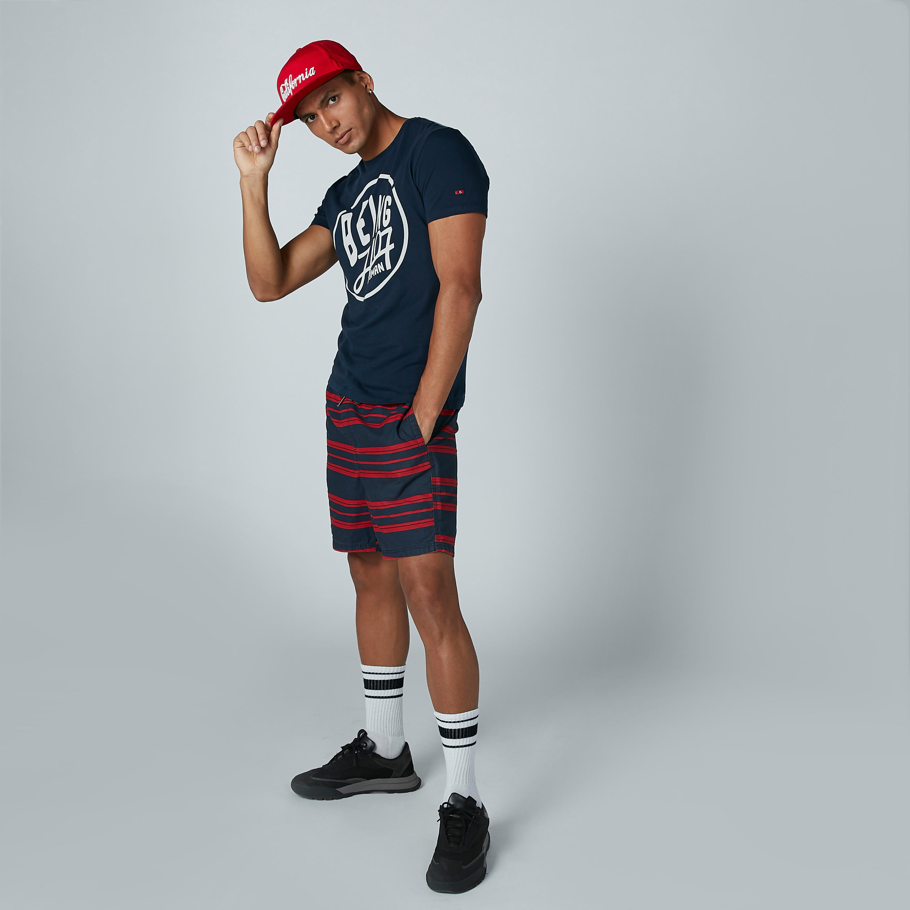 Being Human Printed Casual T-Shirt with Round Neck and Short Sleeves-men-clothing-tshirtsandpolos-tshirts-image-2