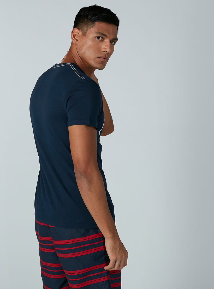 Being Human Printed Casual T-Shirt with Round Neck and Short Sleeves-men-clothing-tshirtsandpolos-tshirts-image-3