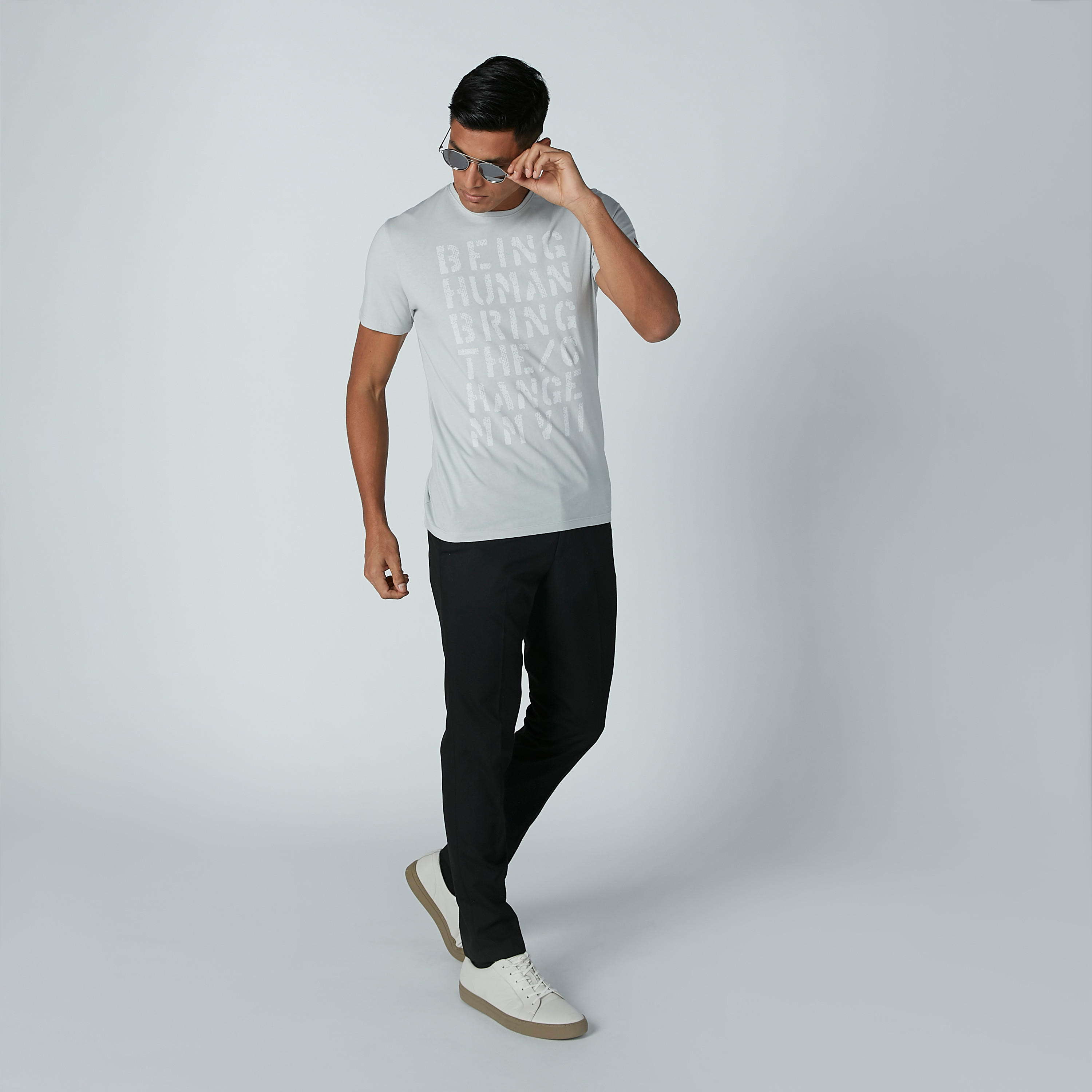تيشيرت بأكمام قصيرة وطبعات بيينج هيومان-men-clothing-tshirtsandpolos-tshirts-image-2