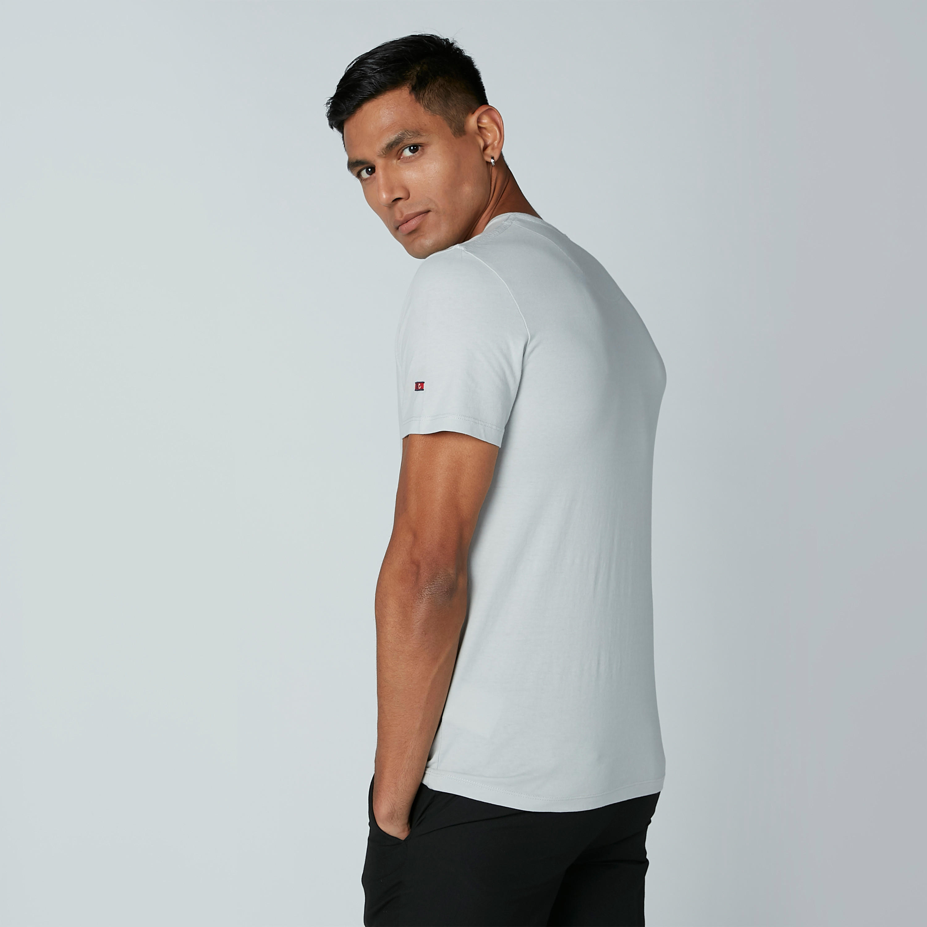 تيشيرت بأكمام قصيرة وطبعات بيينج هيومان-men-clothing-tshirtsandpolos-tshirts-image-3