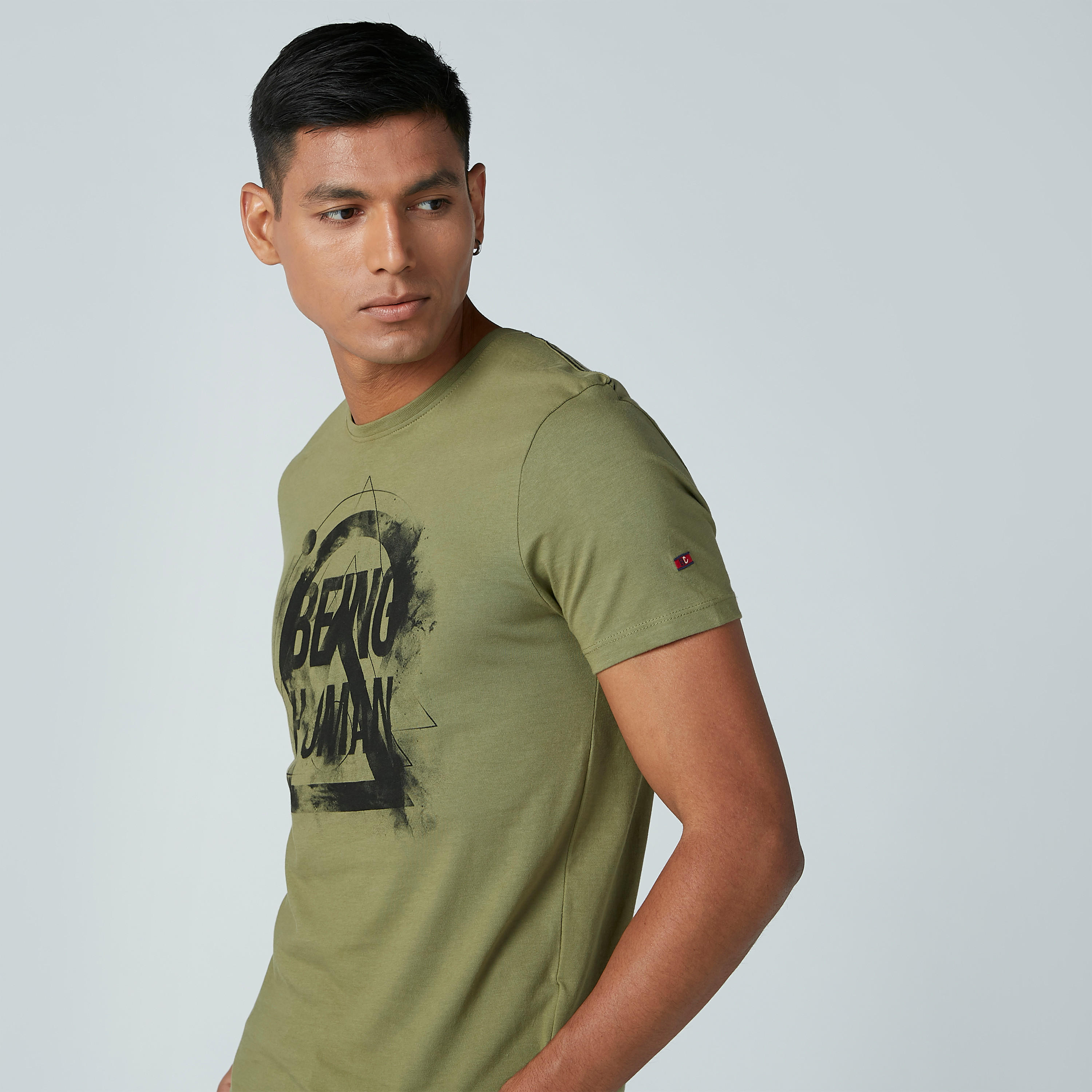 Being Human Printed T-Shirt with Round Neck and Short Sleeves-men-clothing-tshirtsandpolos-tshirts-image-3
