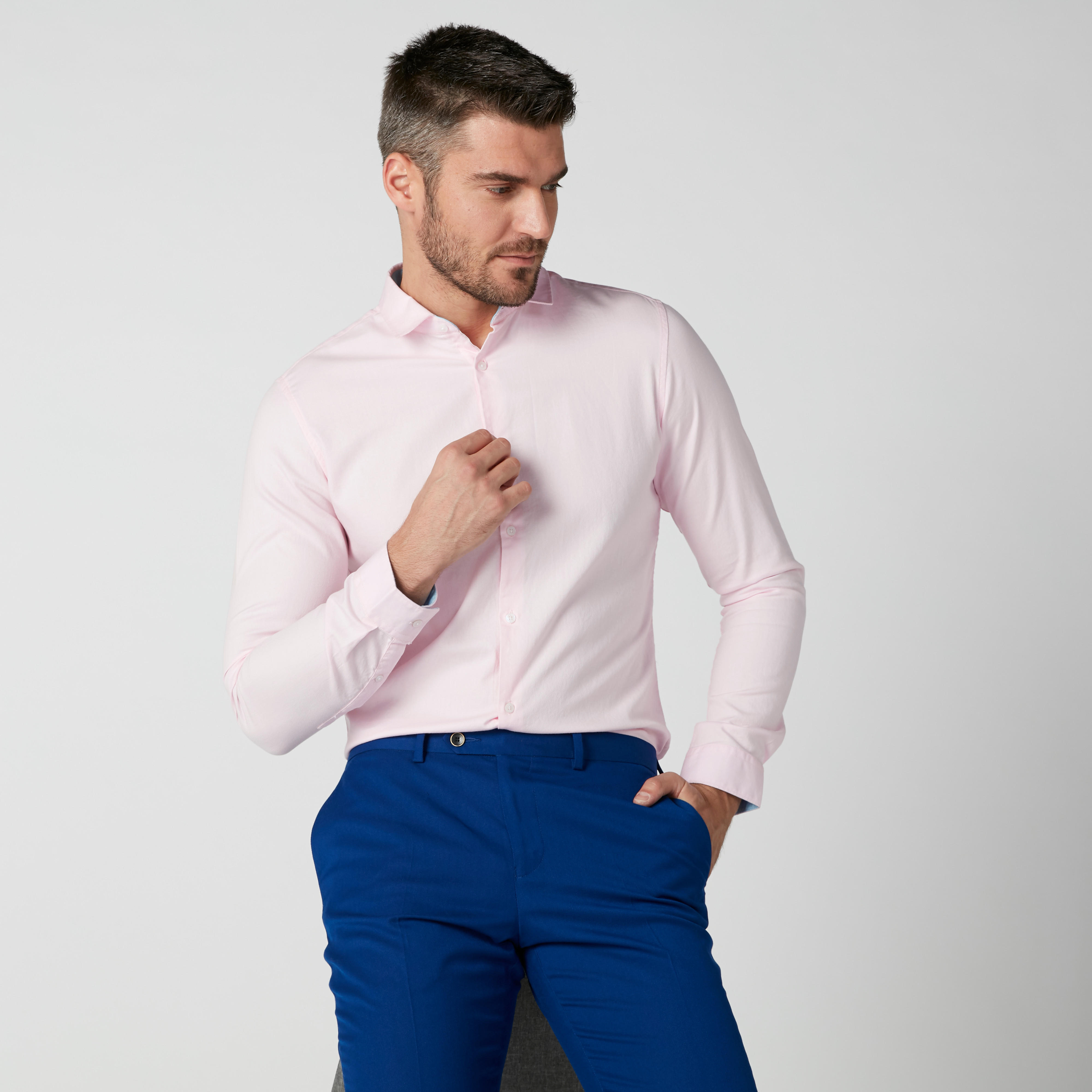 قميص بأكمام طويلة وأزرار من بيينج هيومان-men-clothing-shirts-image-1