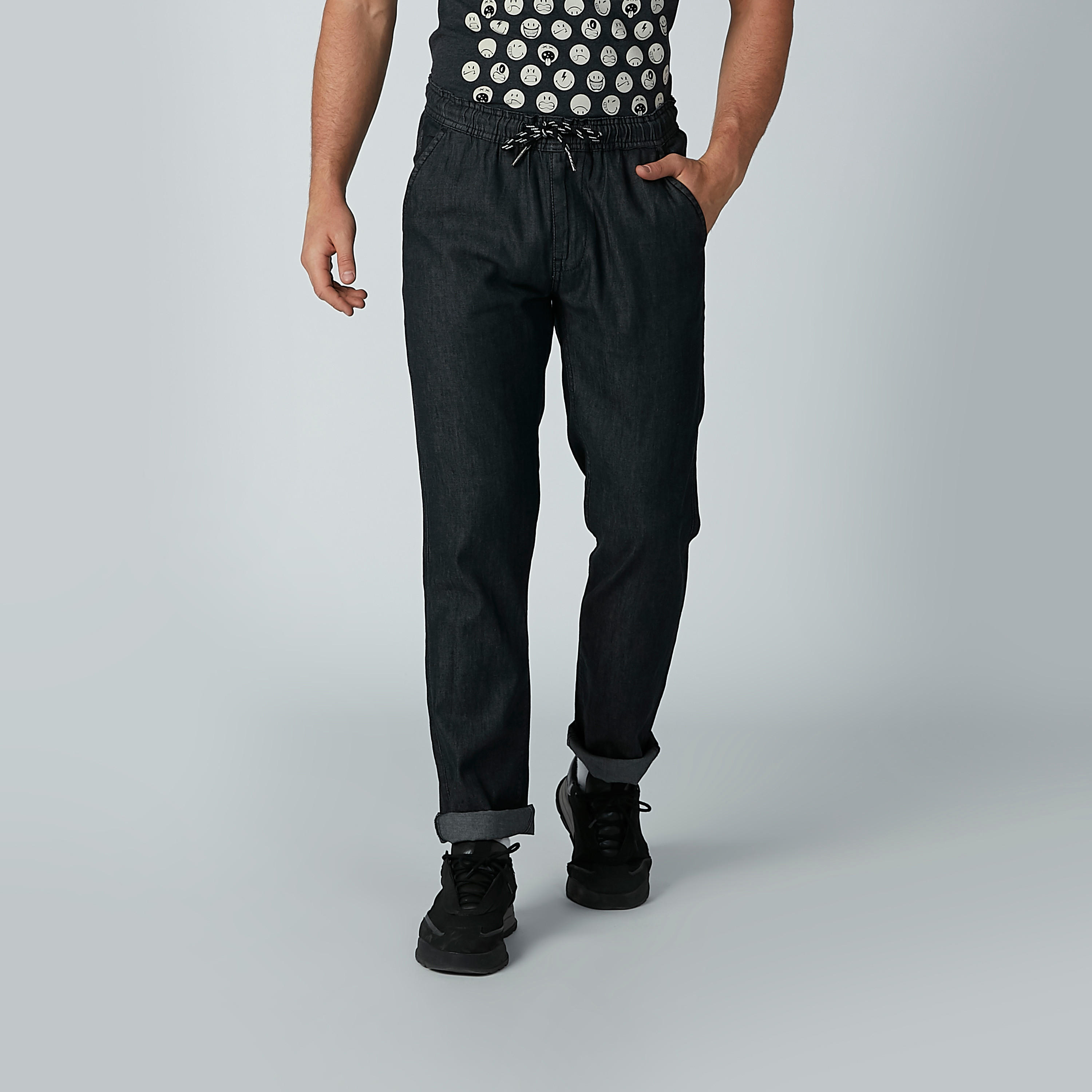 Being Human Full Length Pants with Pocket Detail and Drawstring Closure-men-clothing-bottoms-trousersandchinos-trousers-image-1