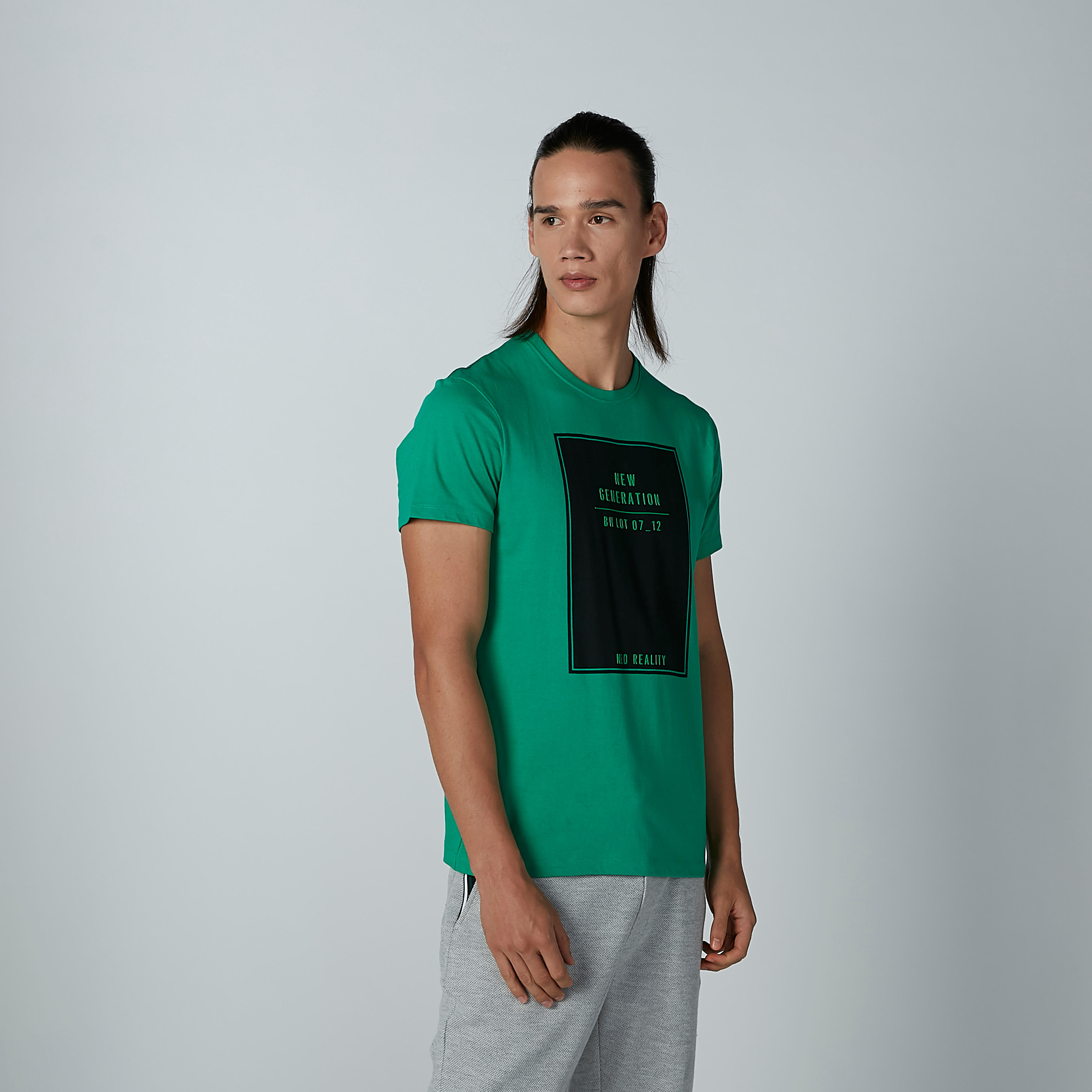 تيشيرت بأكمام قصيرة وطبعات بيينج هيومان-men-clothing-tshirtsandpolos-tshirts-image-2