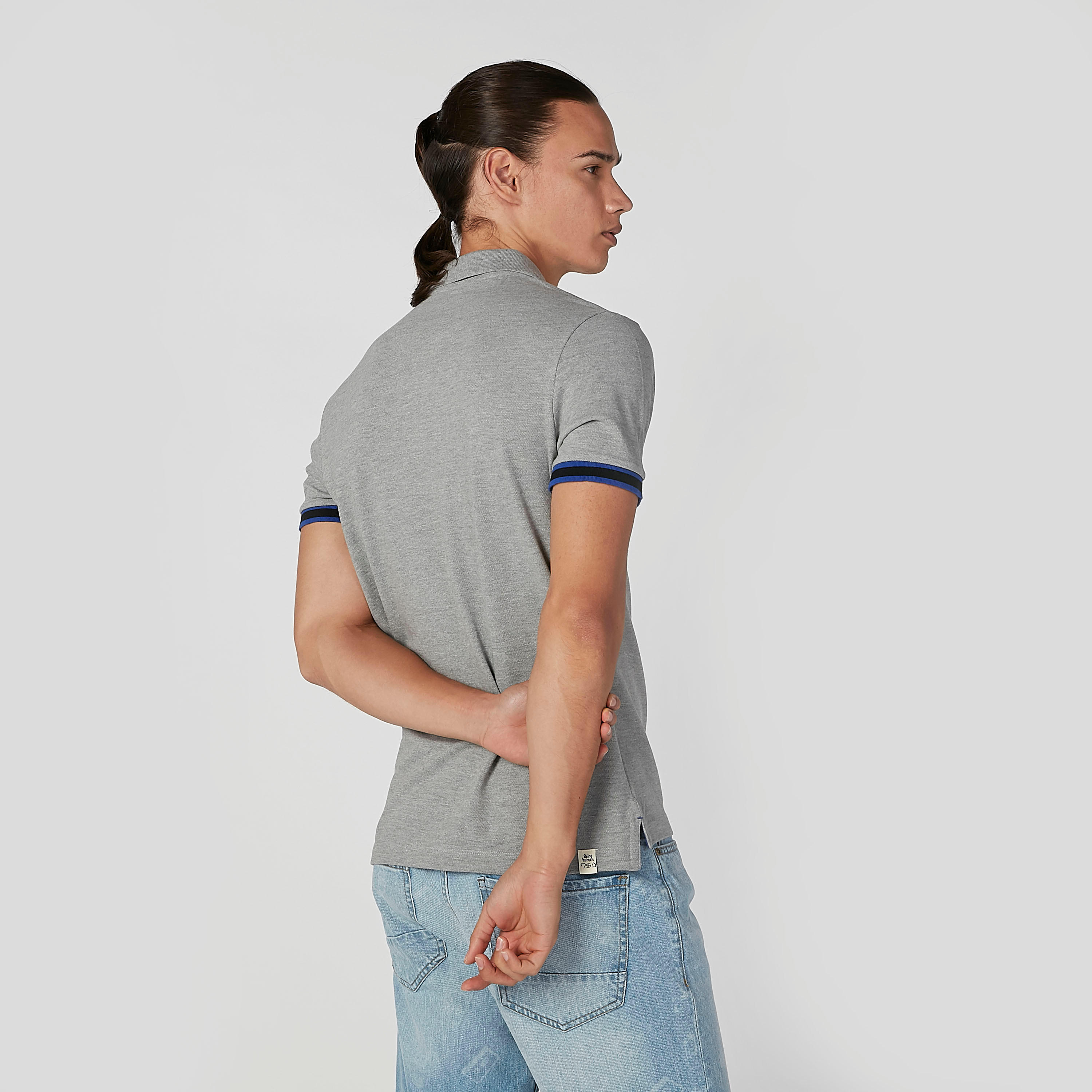 تيشيرت بياقة بولو وأكمام قصيرة بيينج هيومان-men-clothing-tshirtsandpolos-polos-image-3