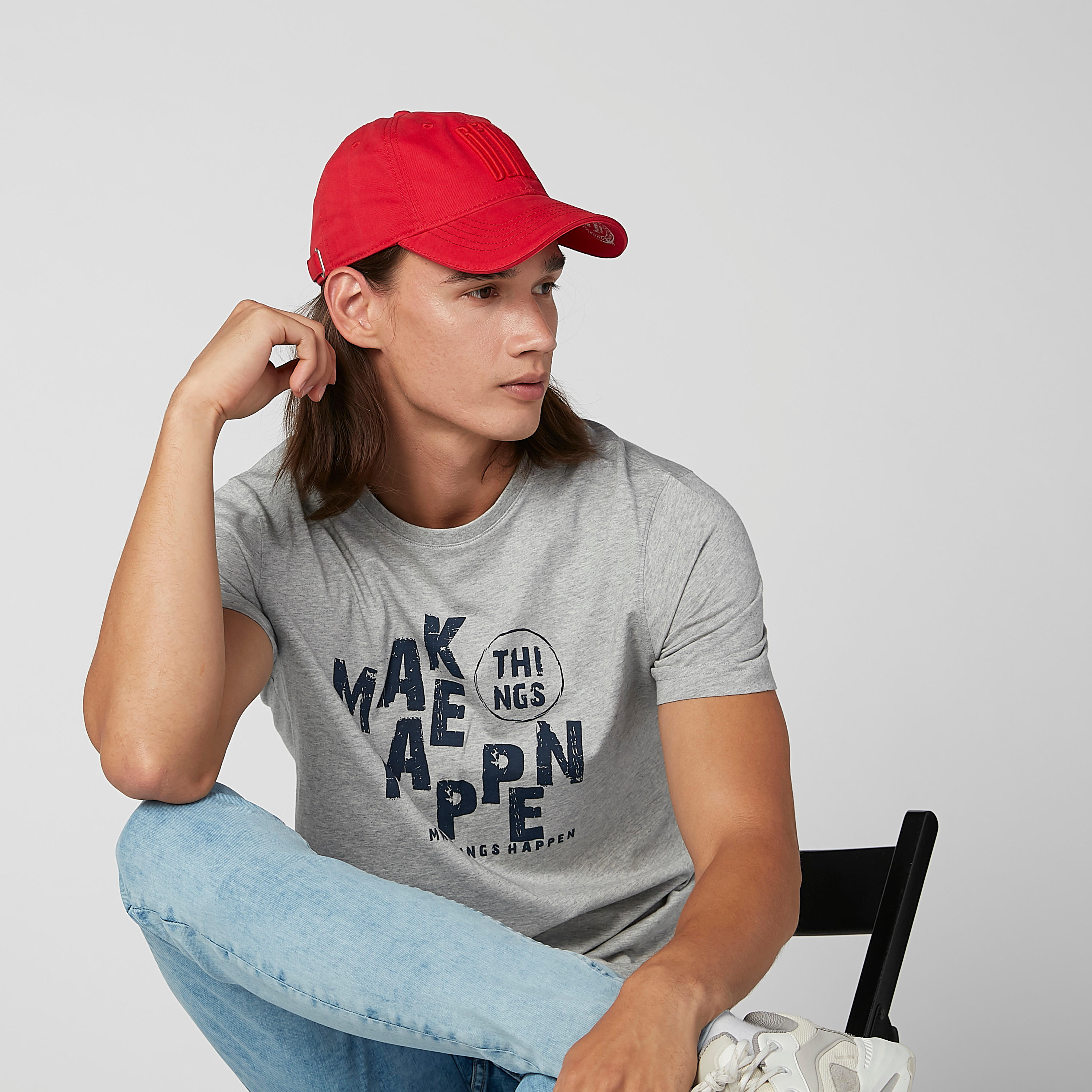 Being Human Textured Cap with Plate Buckle Closure-men-caps-image-2