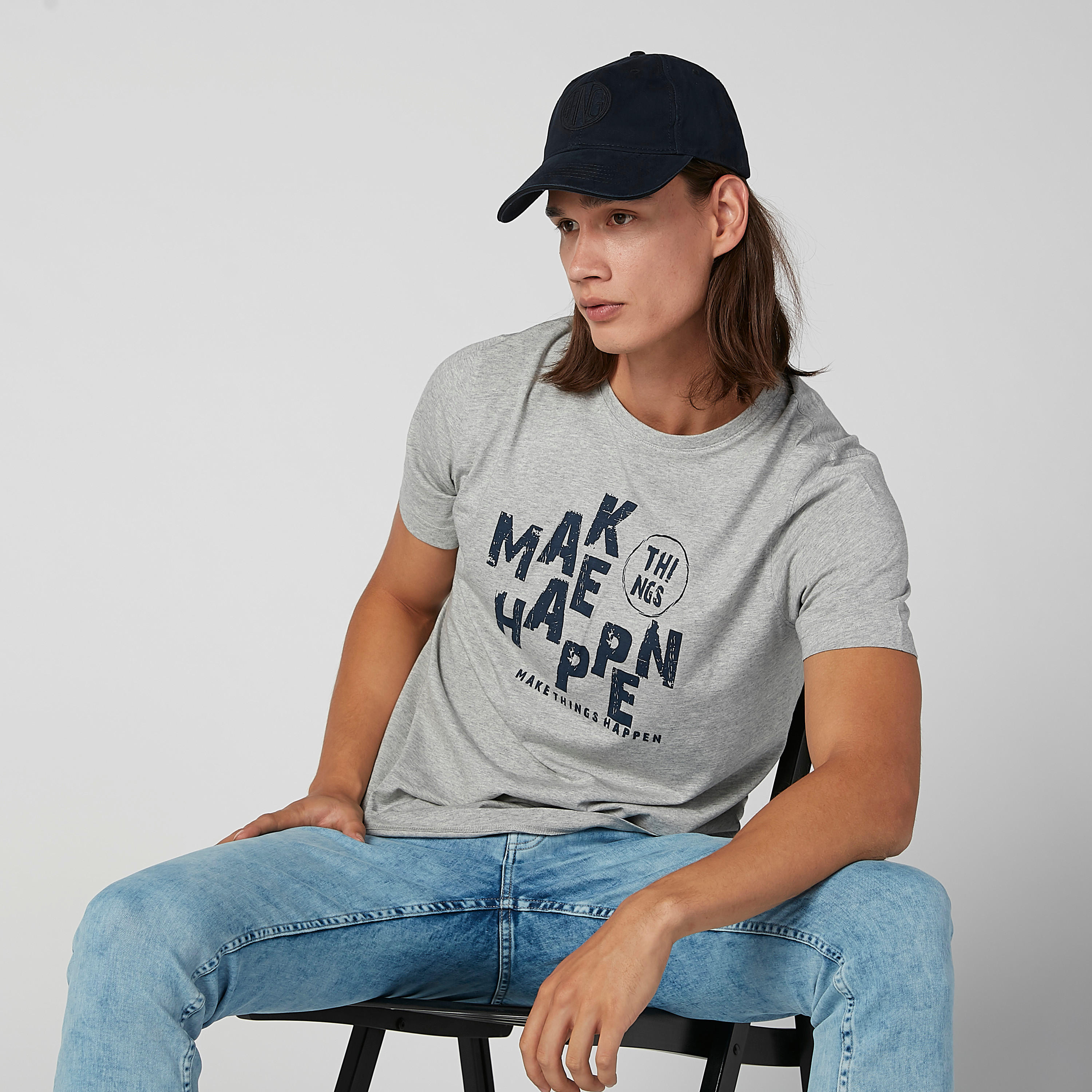 Being Human Textured Cap with Plate Buckle Closure-men-caps-image-2