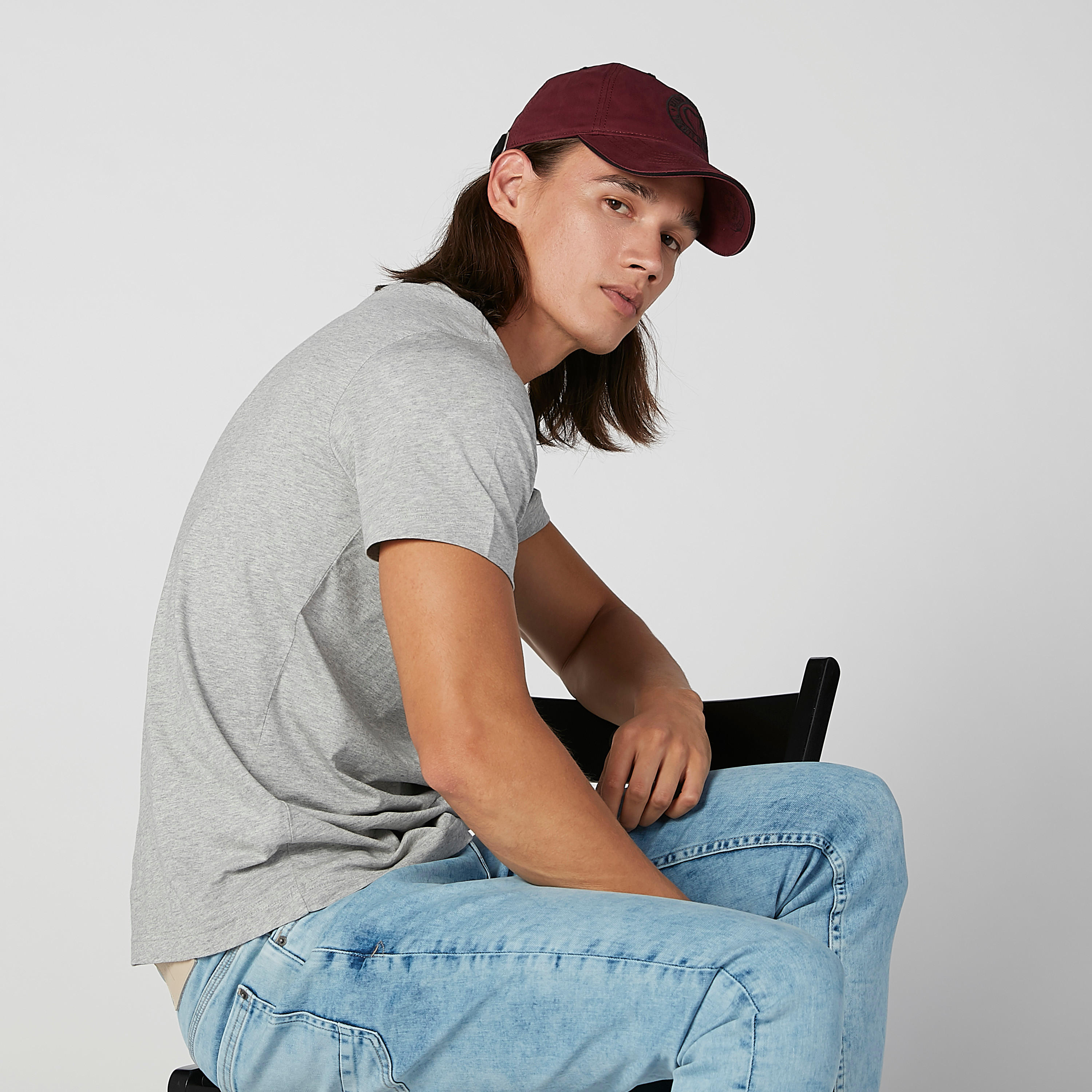 قبعة كاب بارزة الملمس بإبزيم إغلاق بيينج هيومان-men-caps-image-2
